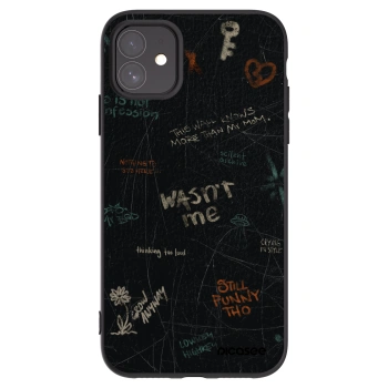 Picasee fekete szilikon tok az alábbi mobiltelefonokra Apple iPhone 11 - CONFESSION