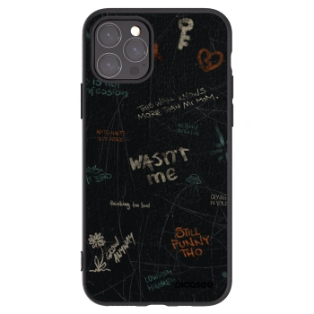 Picasee fekete szilikon tok az alábbi mobiltelefonokra Apple iPhone 11 Pro - CONFESSION