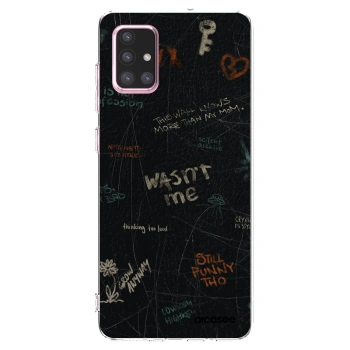 Picasee átlátszó szilikon tok az alábbi mobiltelefonokra Samsung Galaxy A71 A715F - CONFESSION