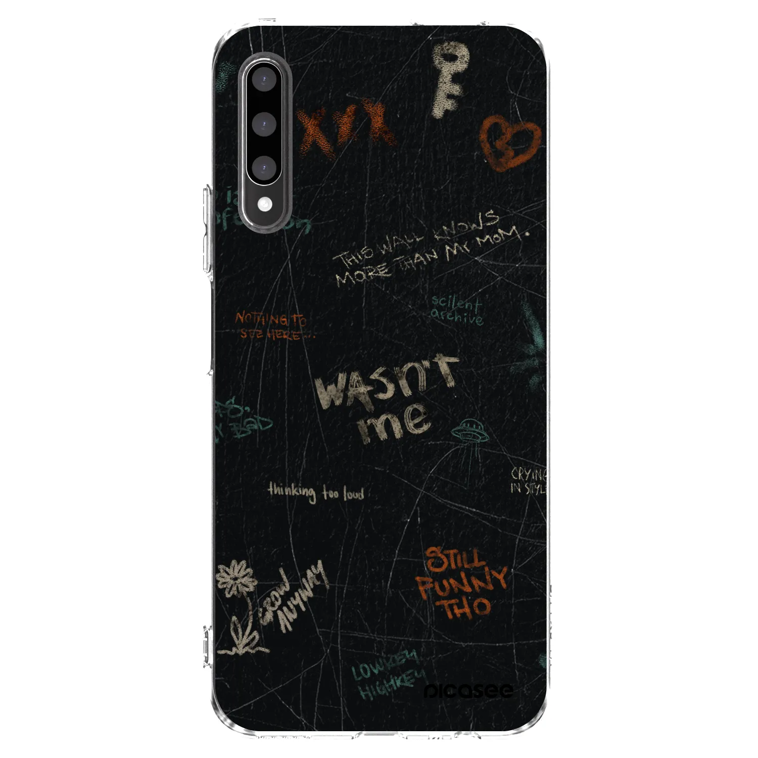 Picasee átlátszó szilikon tok az alábbi mobiltelefonokra Honor 9X Pro - CONFESSION