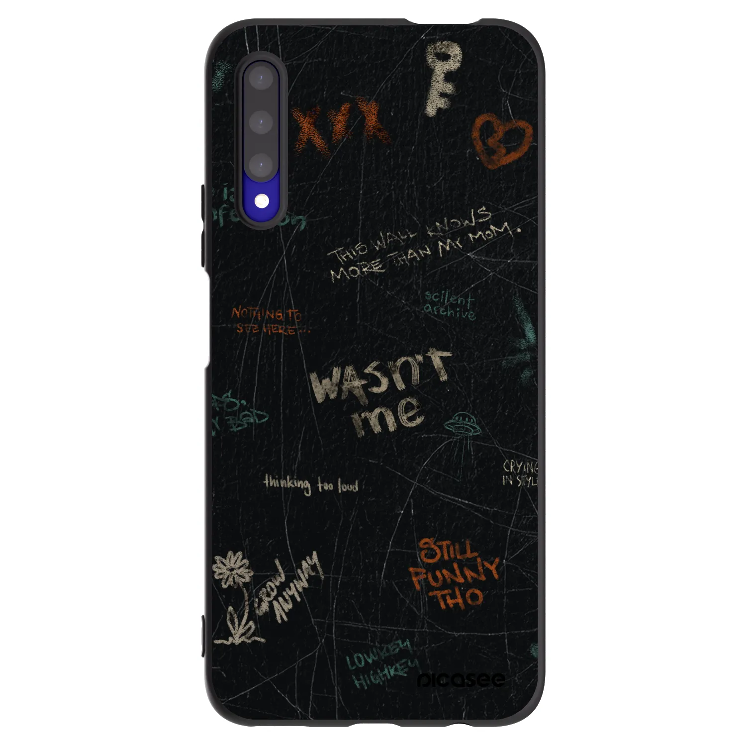Picasee fekete szilikon tok az alábbi mobiltelefonokra Honor 9X Pro - CONFESSION