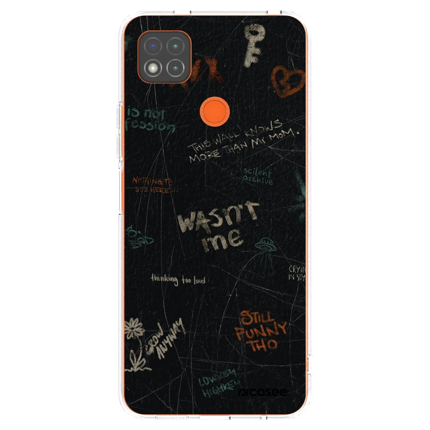 Picasee átlátszó szilikon tok az alábbi mobiltelefonokra Xiaomi Redmi 9C - CONFESSION