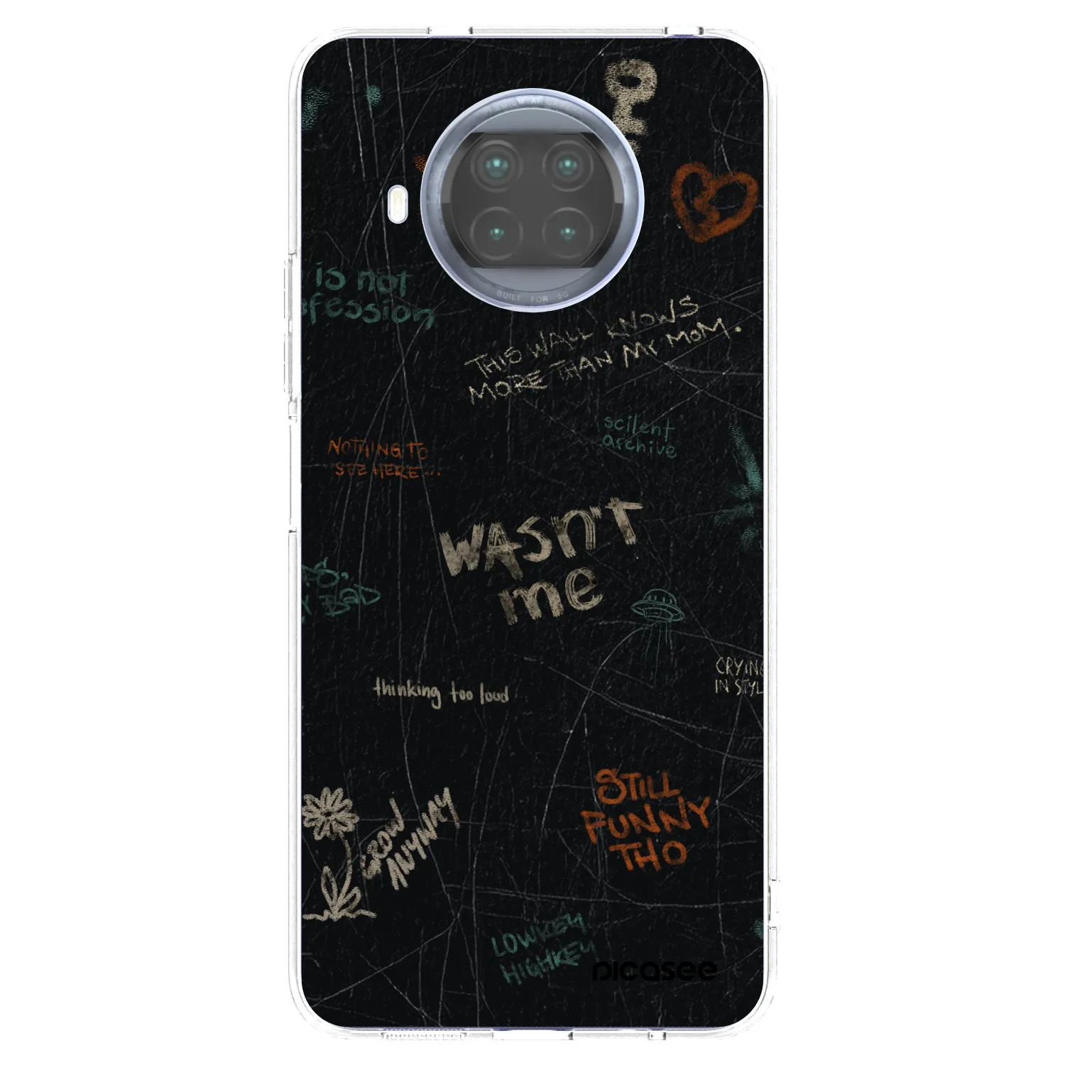 Picasee átlátszó szilikon tok az alábbi mobiltelefonokra Xiaomi Mi 10T Lite - CONFESSION