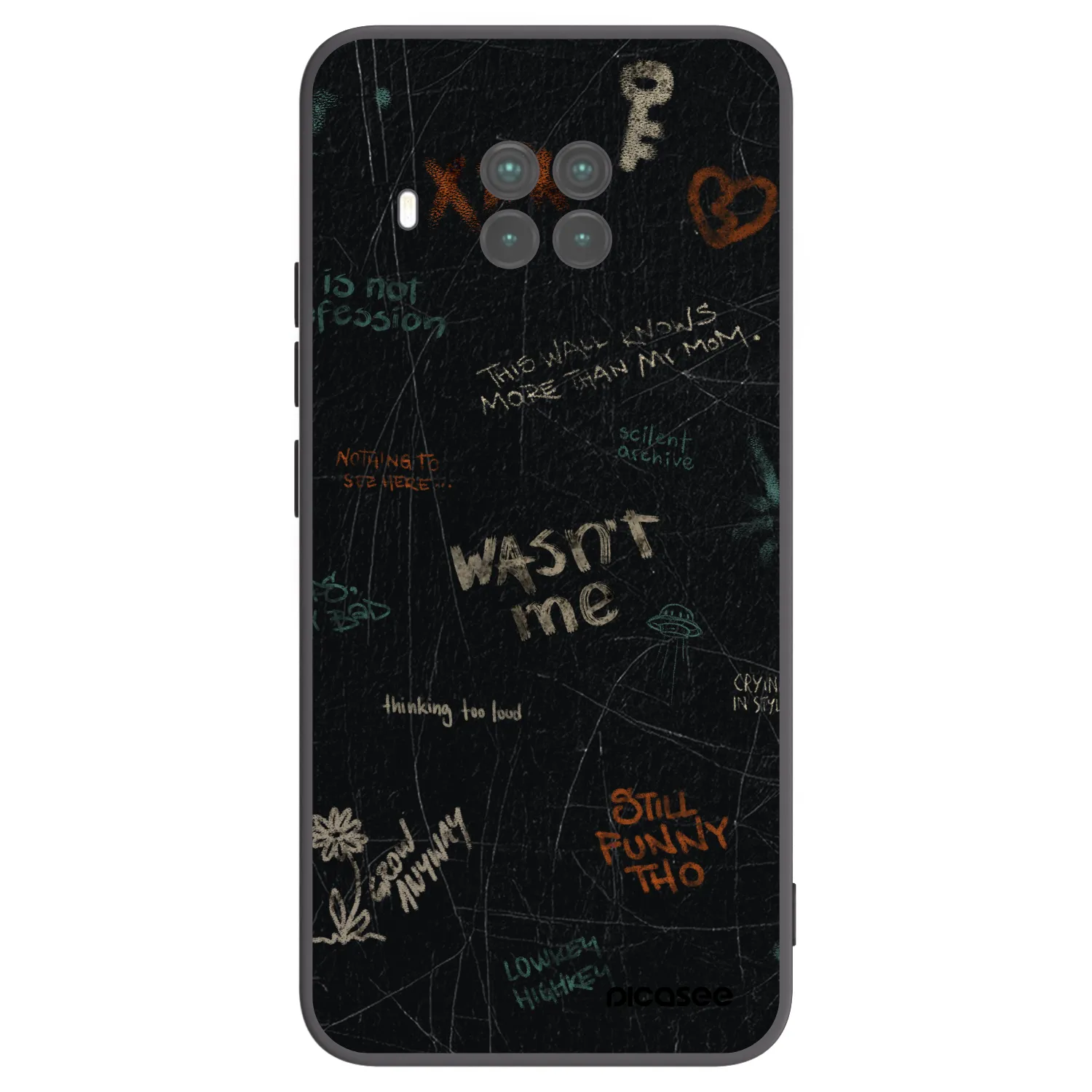 Picasee fekete szilikon tok az alábbi mobiltelefonokra Xiaomi Mi 10T Lite - CONFESSION