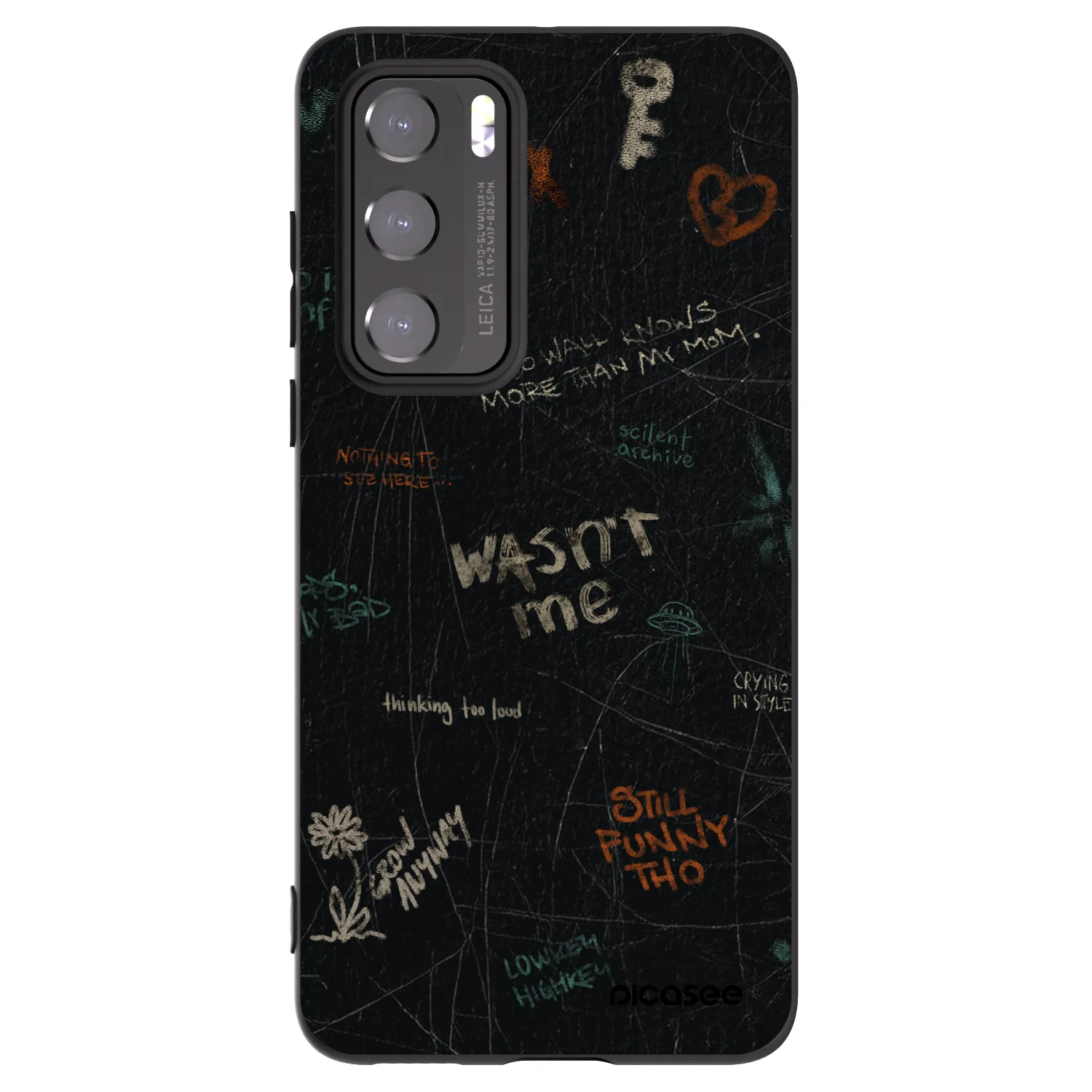 Picasee fekete szilikon tok az alábbi mobiltelefonokra Huawei P40 - CONFESSION