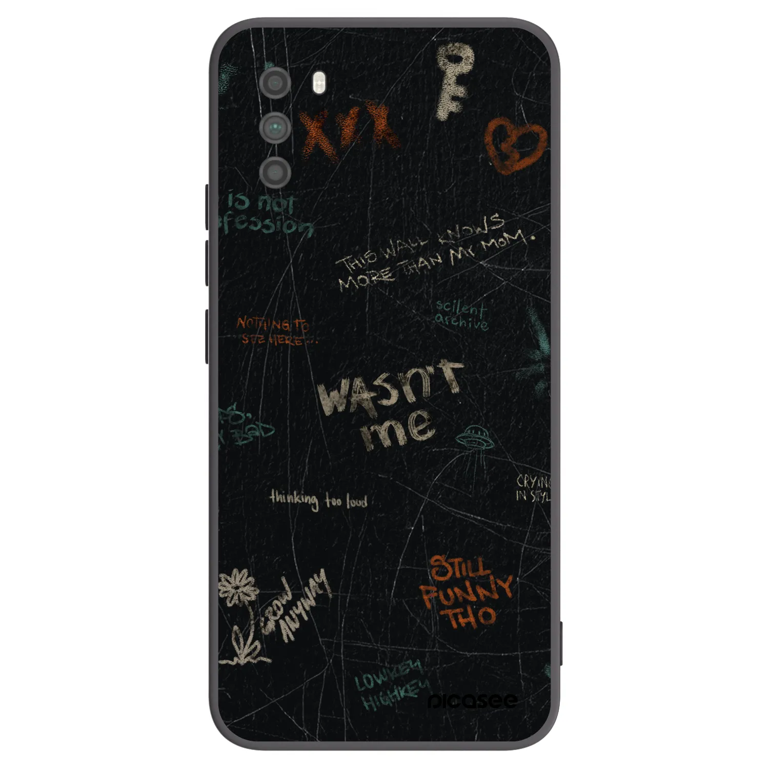 Picasee fekete szilikon tok az alábbi mobiltelefonokra Xiaomi Poco M3 - CONFESSION