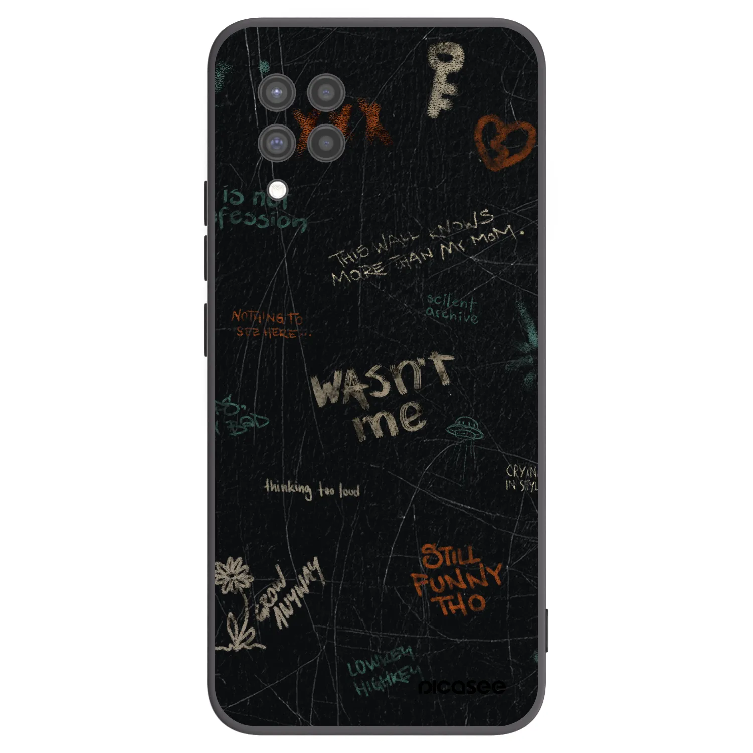 Picasee fekete szilikon tok az alábbi mobiltelefonokra Samsung Galaxy A42 A426B - CONFESSION