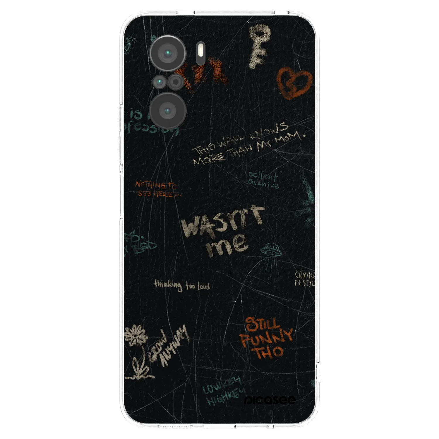 Picasee átlátszó szilikon tok az alábbi mobiltelefonokra Xiaomi Poco F3 - CONFESSION