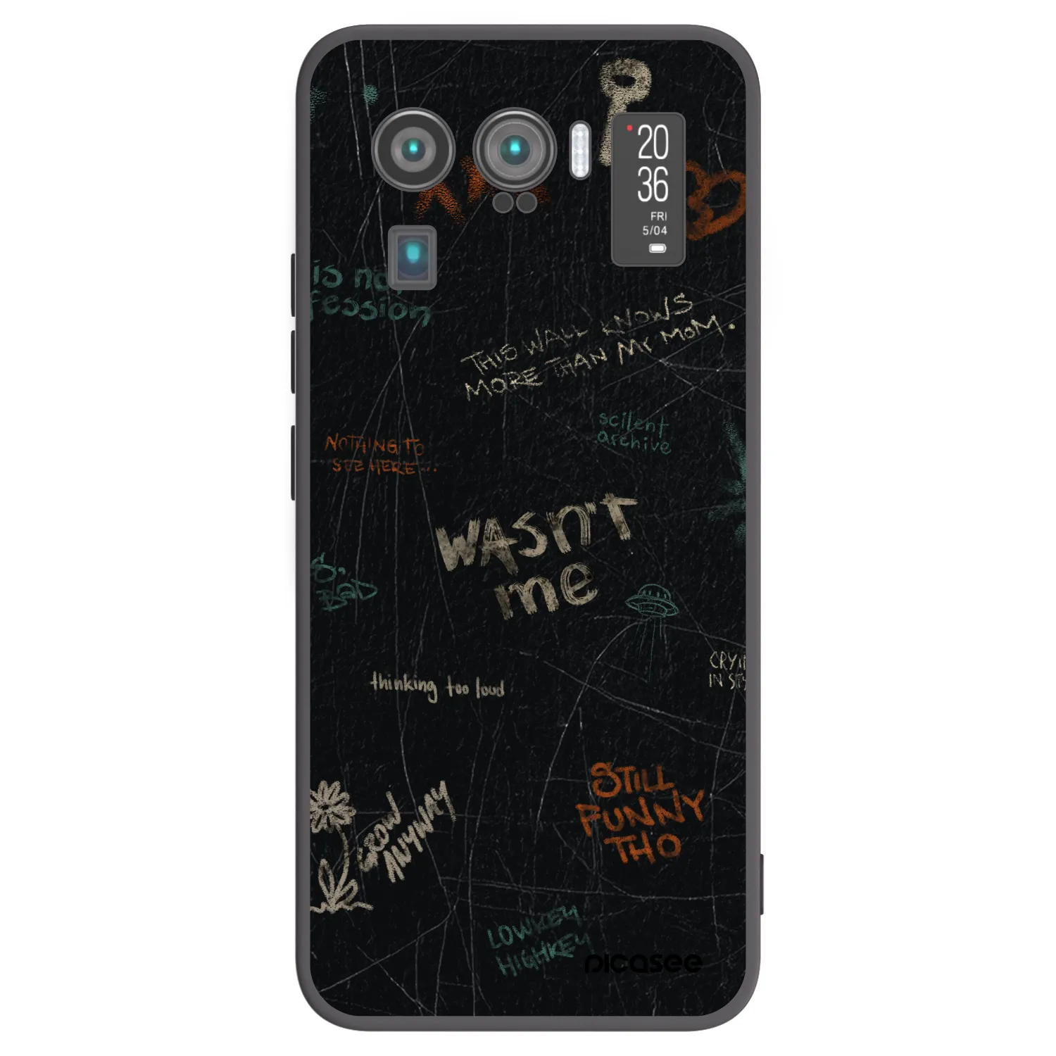 Picasee fekete szilikon tok az alábbi mobiltelefonokra Xiaomi Mi 11 Ultra - CONFESSION