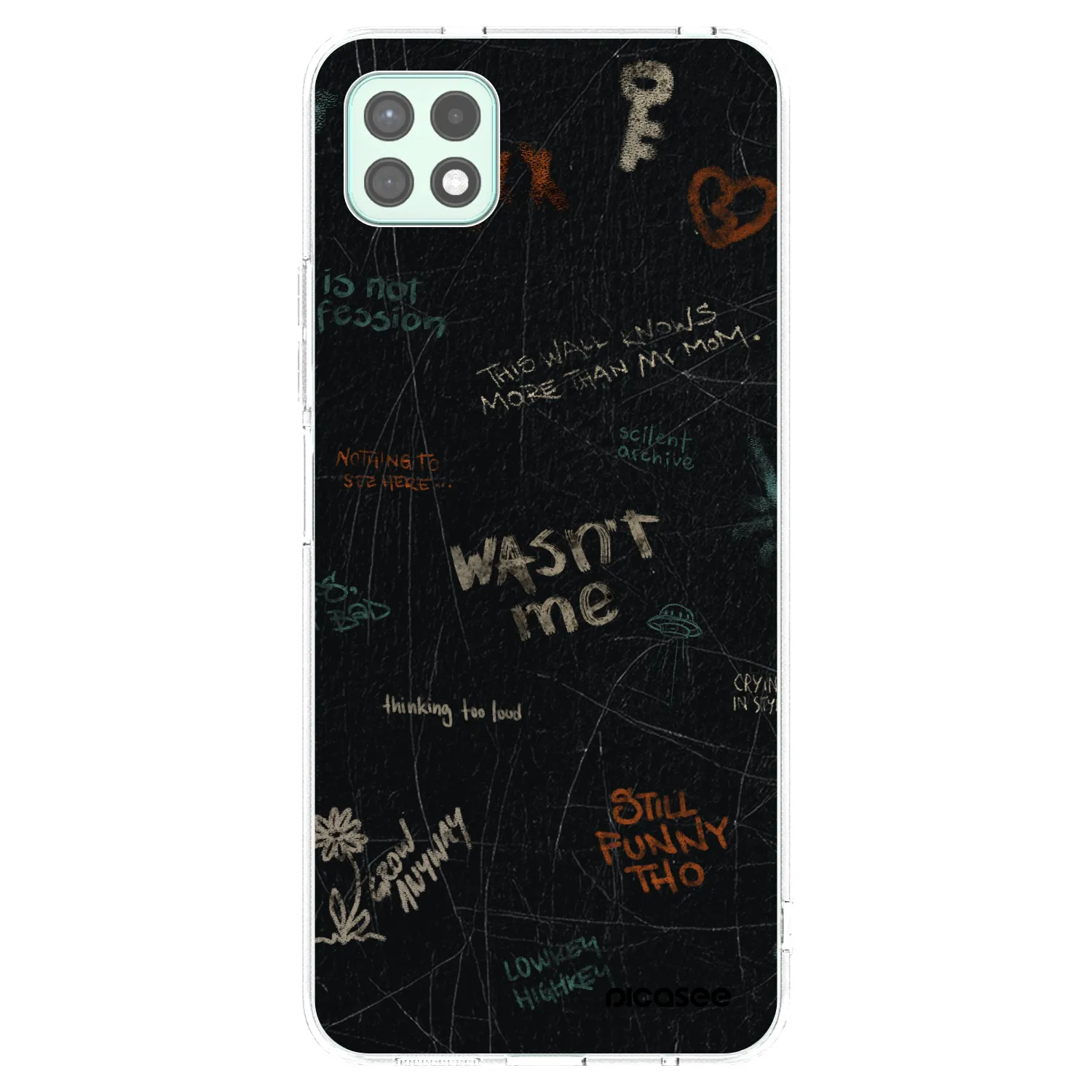 Picasee átlátszó szilikon tok az alábbi mobiltelefonokra Samsung Galaxy A22 A226B 5G - CONFESSION