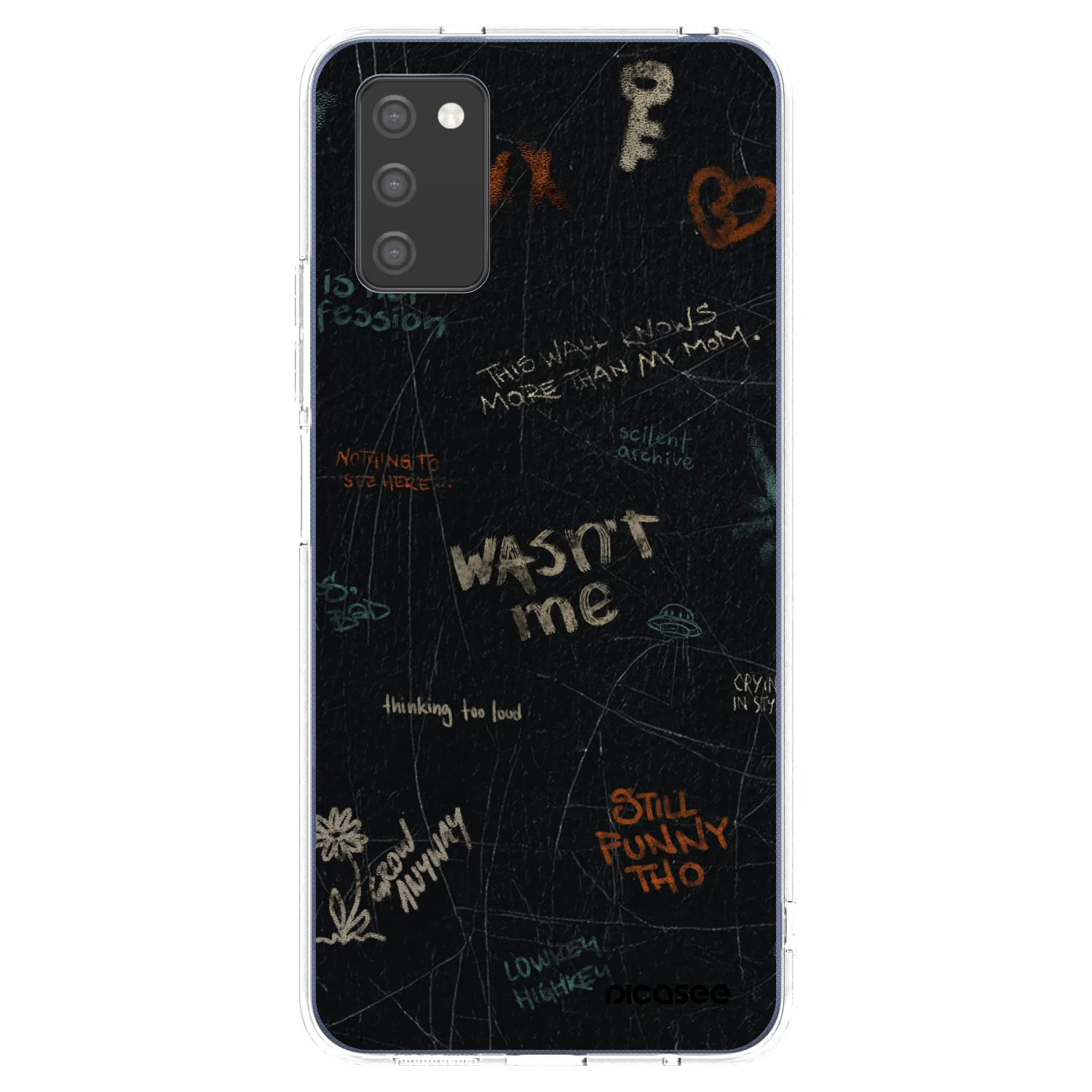 Picasee átlátszó szilikon tok az alábbi mobiltelefonokra Samsung Galaxy A02s A025G - CONFESSION