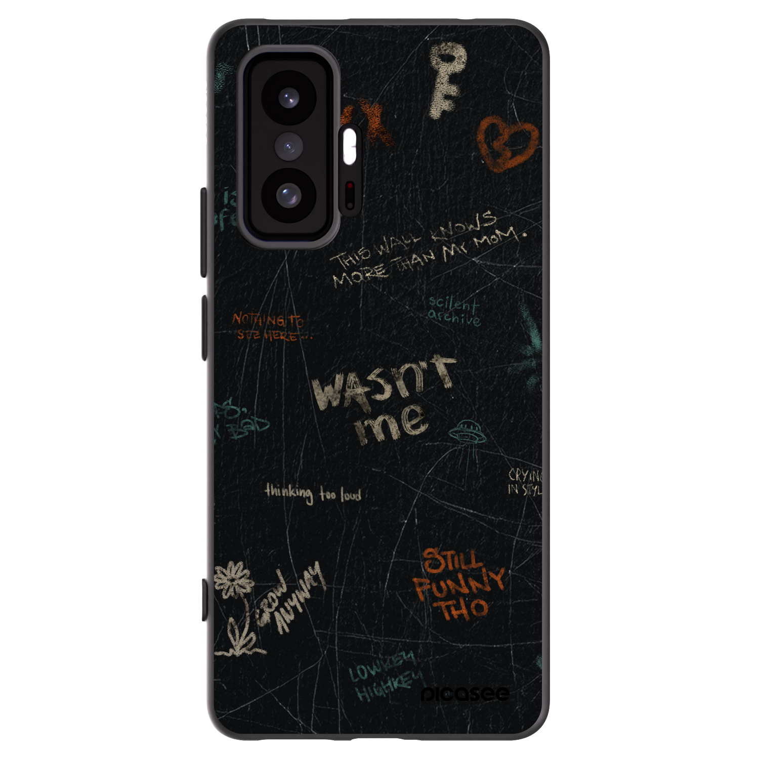 Picasee fekete szilikon tok az alábbi mobiltelefonokra Xiaomi 11T - CONFESSION