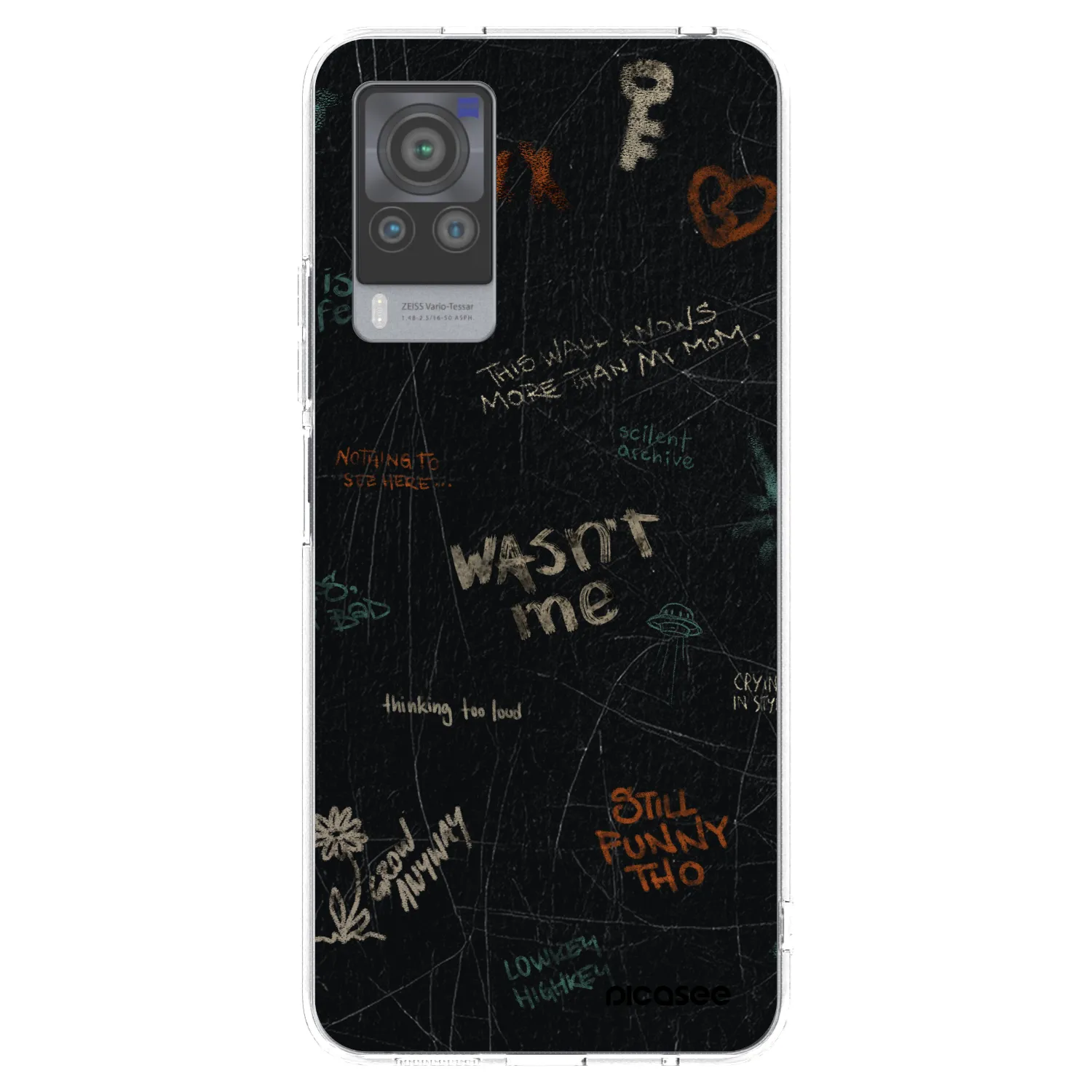 Picasee átlátszó szilikon tok az alábbi mobiltelefonokra Vivo X60 Pro 5G - CONFESSION