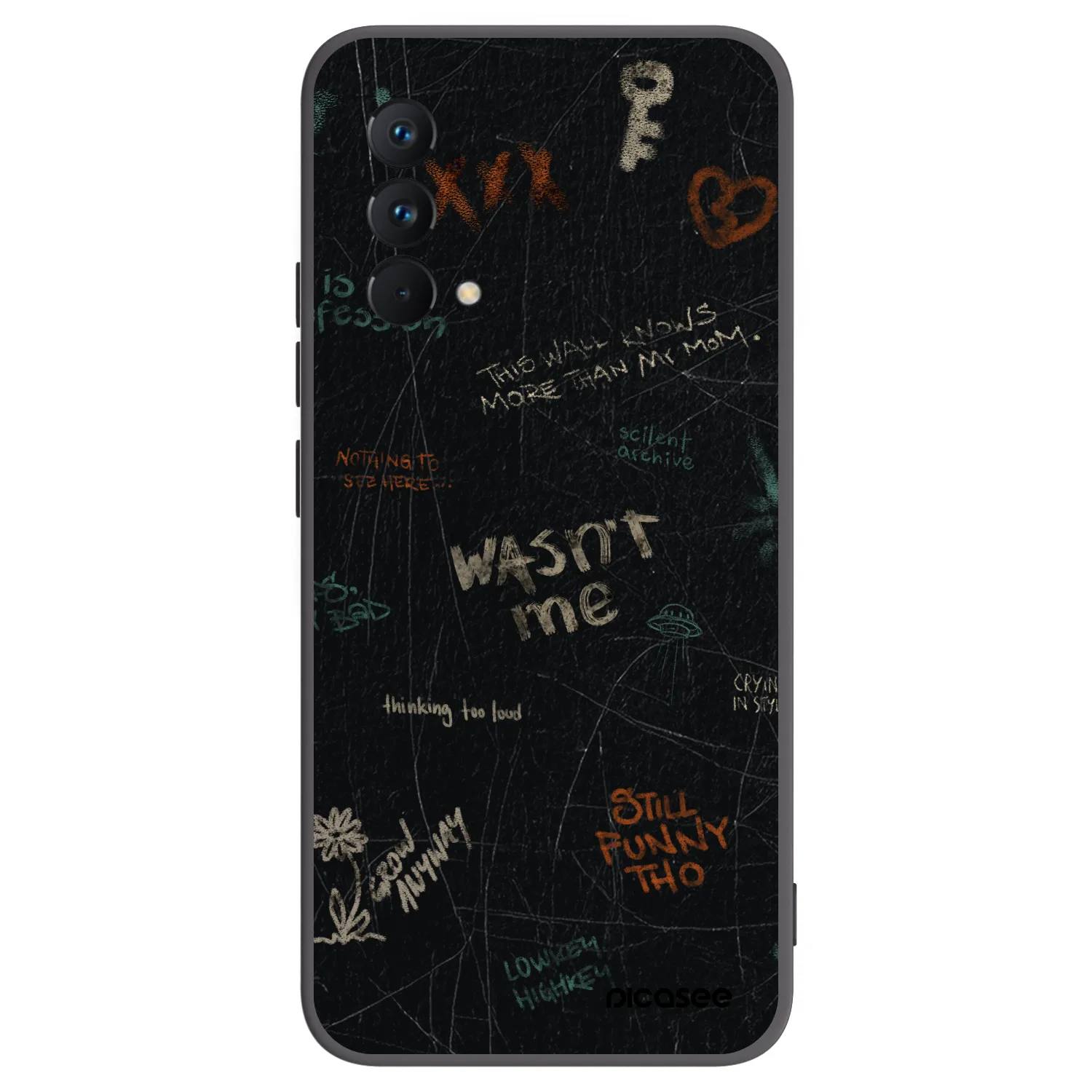 Picasee fekete szilikon tok az alábbi mobiltelefonokra Realme GT Master Edition 5G - CONFESSION