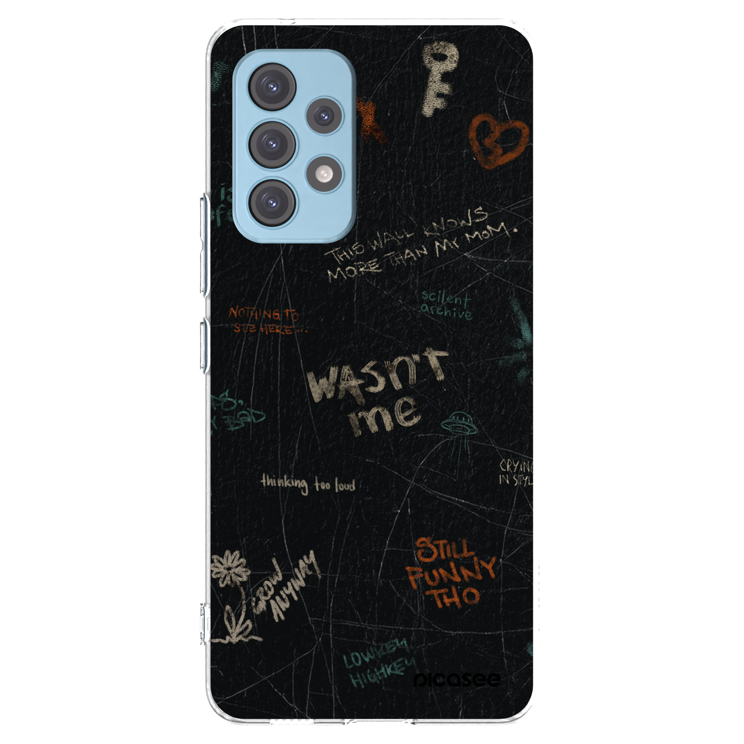 Picasee átlátszó szilikon tok az alábbi mobiltelefonokra Samsung Galaxy A53 5G A536 - CONFESSION