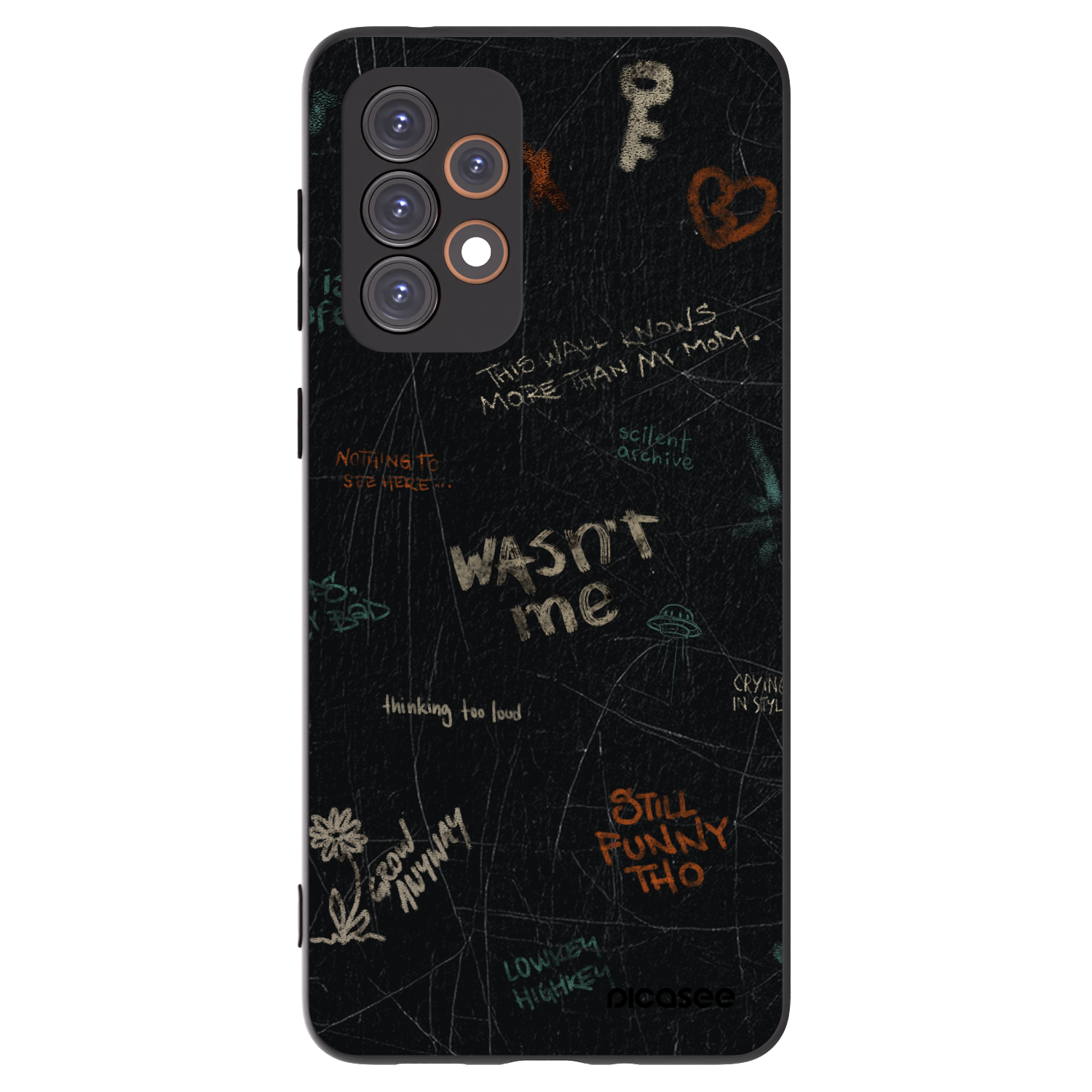 Picasee fekete szilikon tok az alábbi mobiltelefonokra Samsung Galaxy A33 5G A336 - CONFESSION