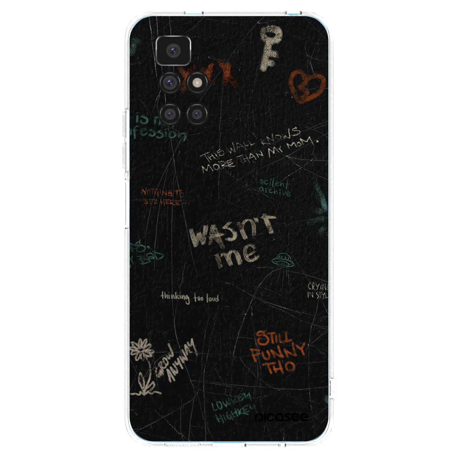 Picasee átlátszó szilikon tok az alábbi mobiltelefonokra Xiaomi Redmi 10 (2022) - CONFESSION