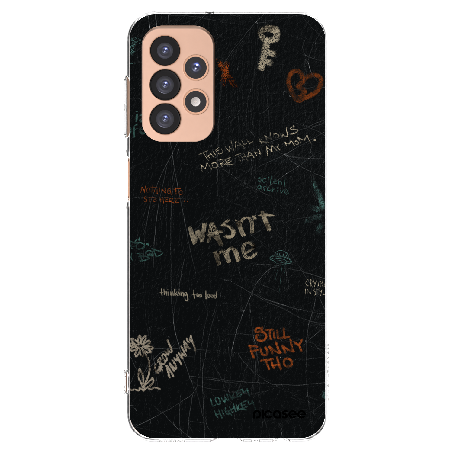 Picasee átlátszó szilikon tok az alábbi mobiltelefonokra Samsung Galaxy A23 A236B 5G - CONFESSION