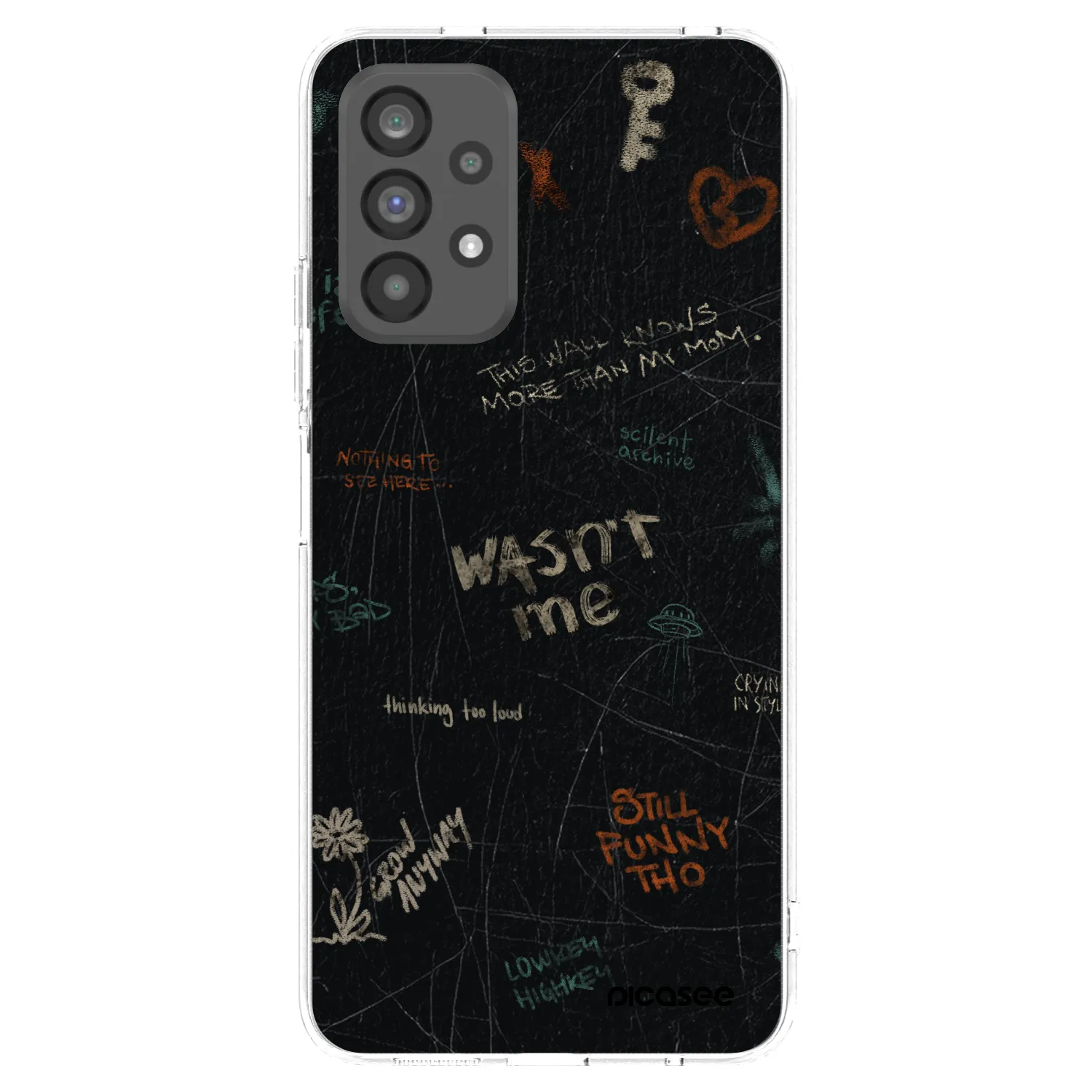 Picasee átlátszó szilikon tok az alábbi mobiltelefonokra Samsung Galaxy A73 5G - CONFESSION