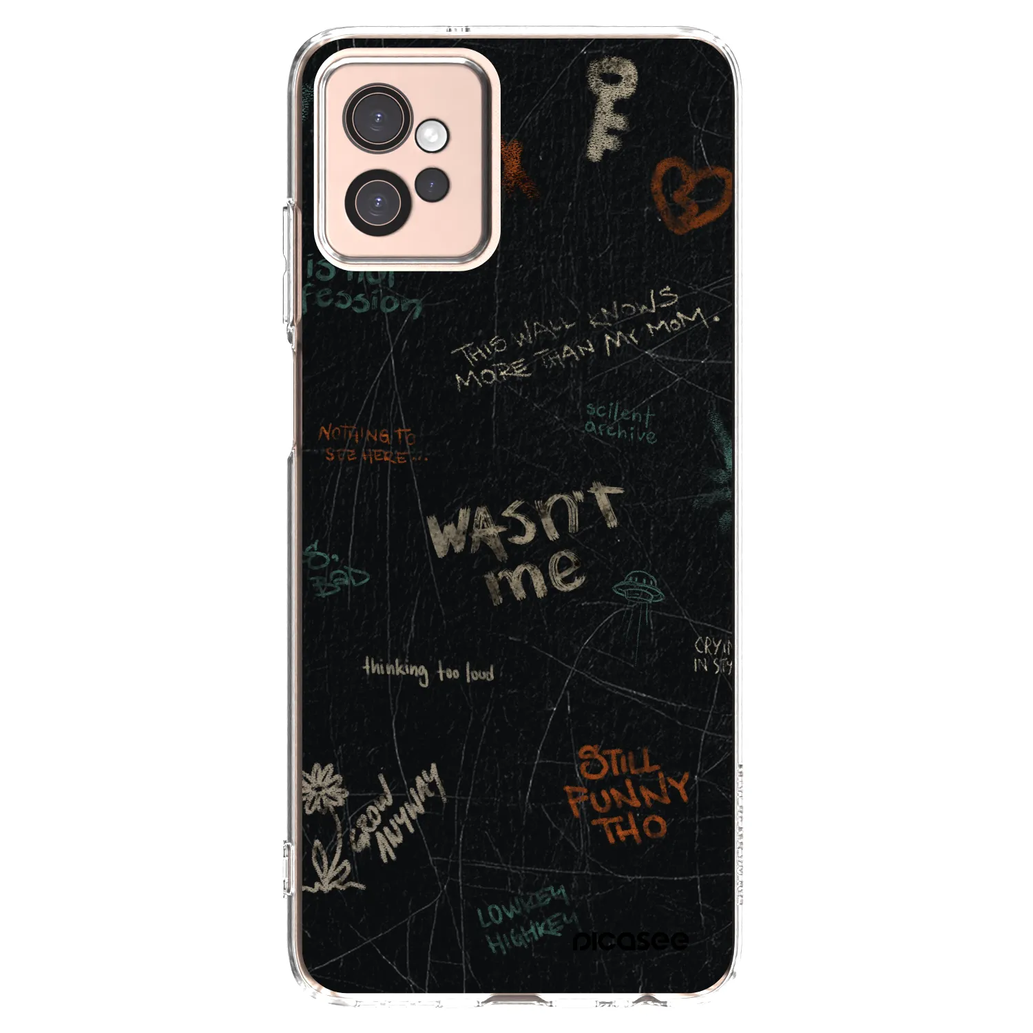 Picasee átlátszó szilikon tok az alábbi mobiltelefonokra Motorola Moto G32 - CONFESSION