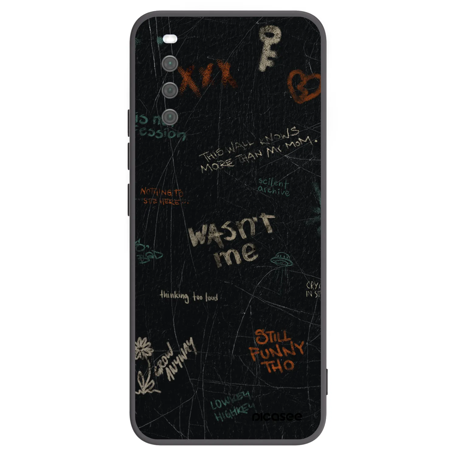 Picasee fekete szilikon tok az alábbi mobiltelefonokra Sony Xperia 10 III - CONFESSION