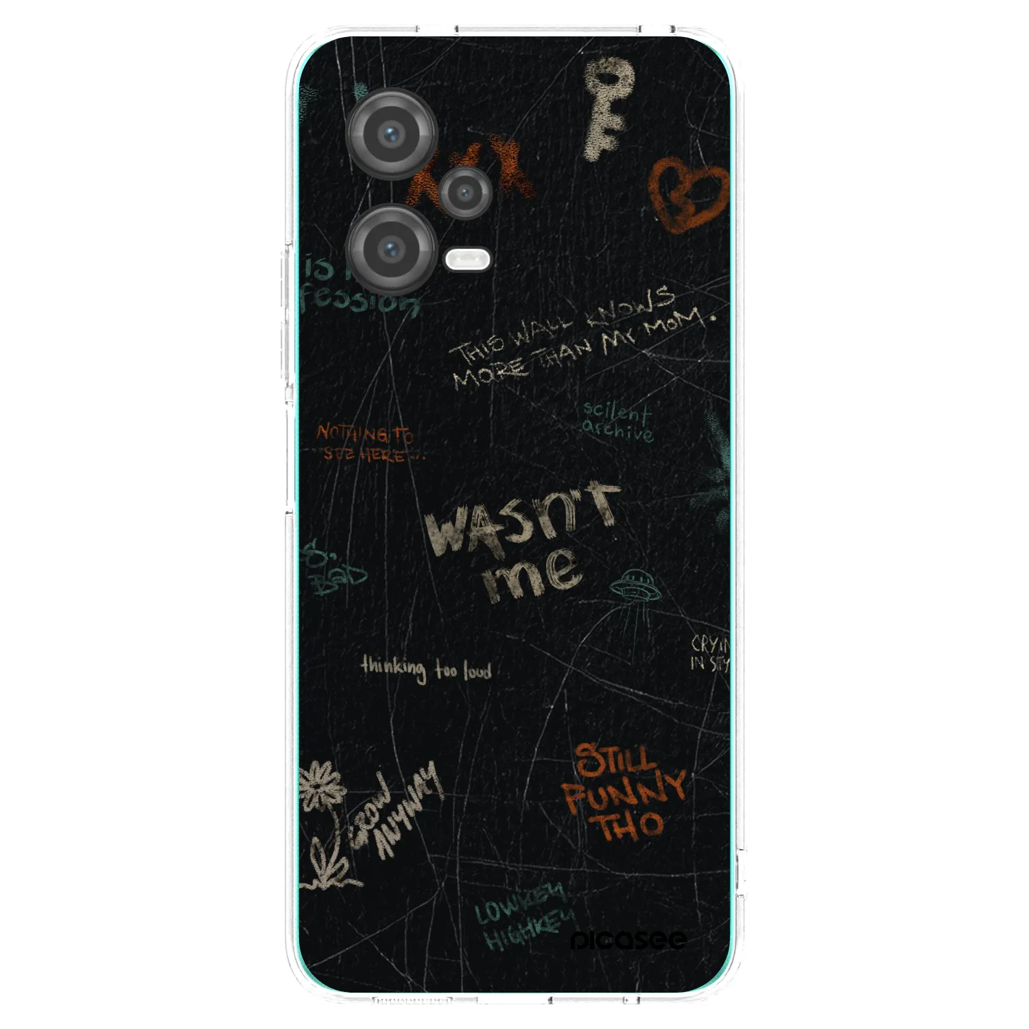 Picasee átlátszó szilikon tok az alábbi mobiltelefonokra Xiaomi Poco X5 - CONFESSION