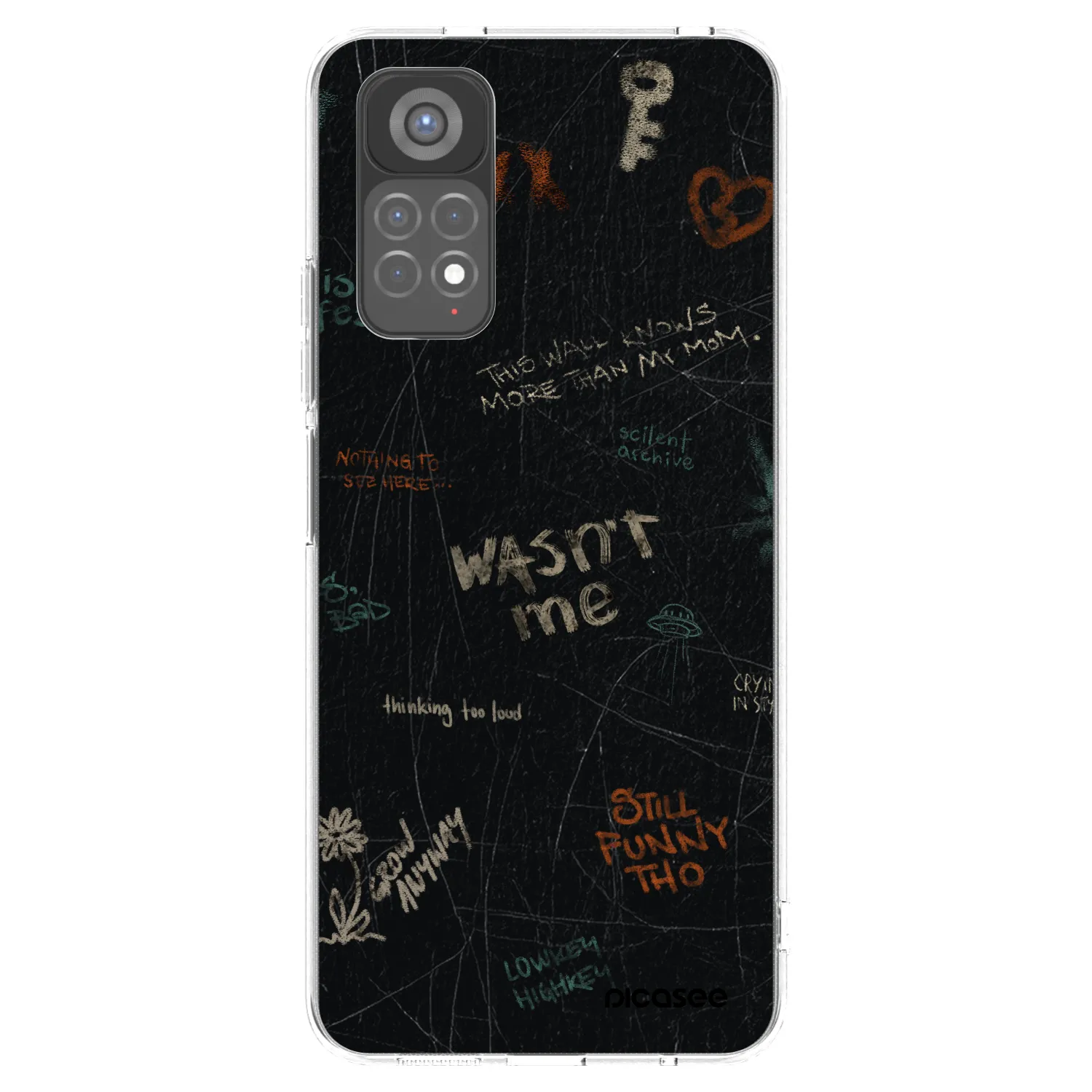 Picasee átlátszó szilikon tok az alábbi mobiltelefonokra Xiaomi Redmi Note 11S 5G - CONFESSION