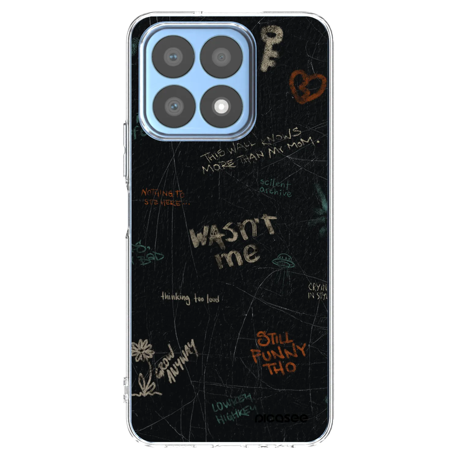 Picasee átlátszó szilikon tok az alábbi mobiltelefonokra Honor X8a - CONFESSION
