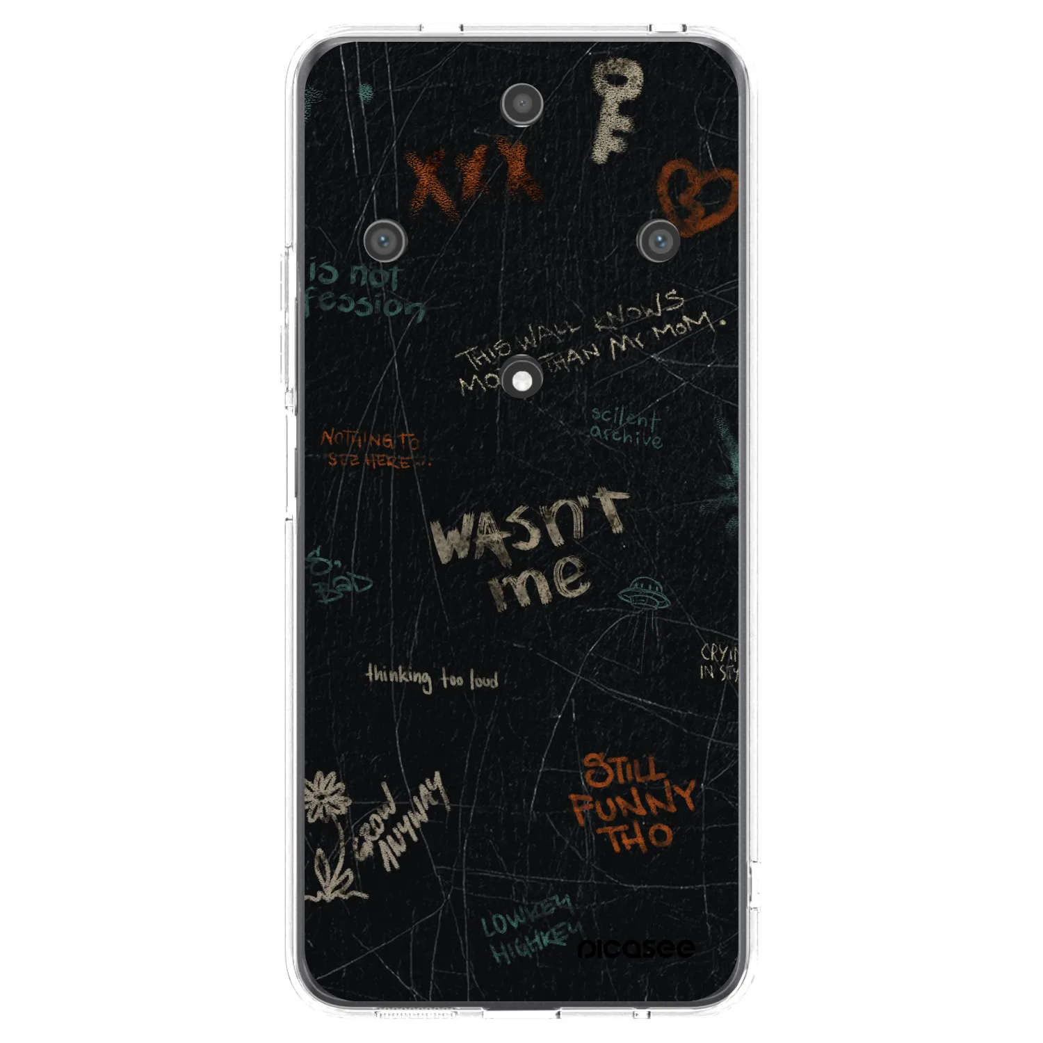 Picasee átlátszó szilikon tok az alábbi mobiltelefonokra Honor Magic5 Lite 5G - CONFESSION