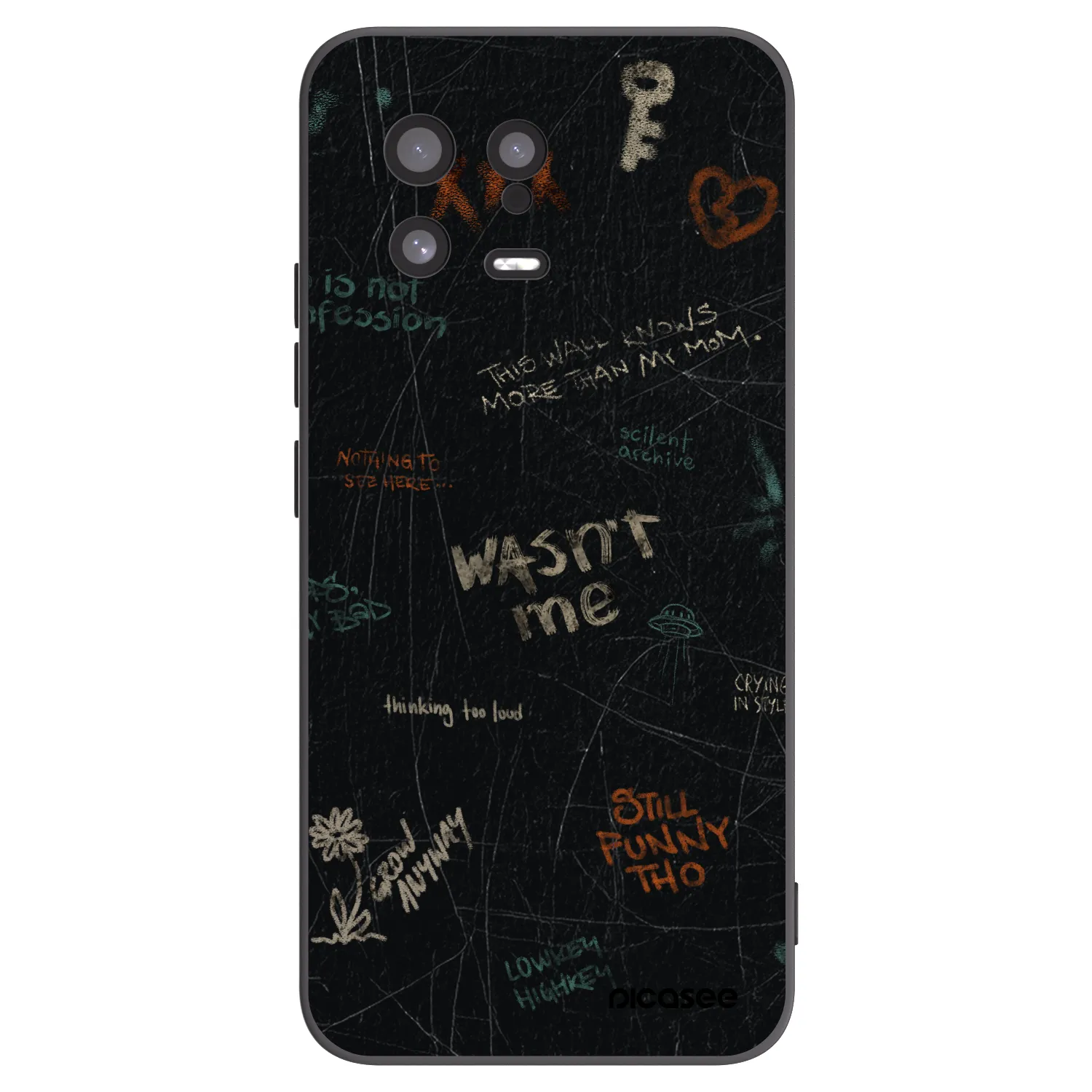 Picasee fekete szilikon tok az alábbi mobiltelefonokra Xiaomi 13 - CONFESSION