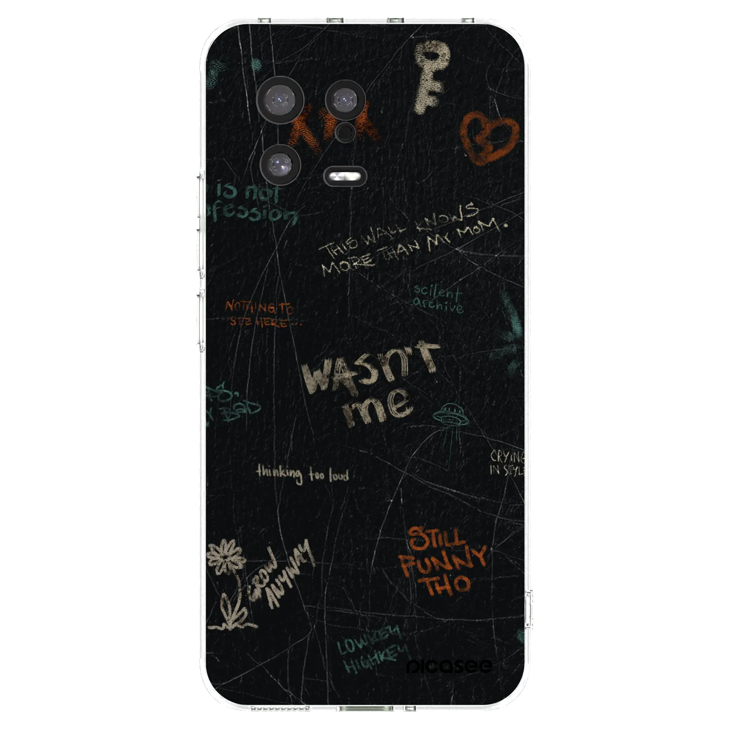 Picasee átlátszó szilikon tok az alábbi mobiltelefonokra Xiaomi 13 - CONFESSION