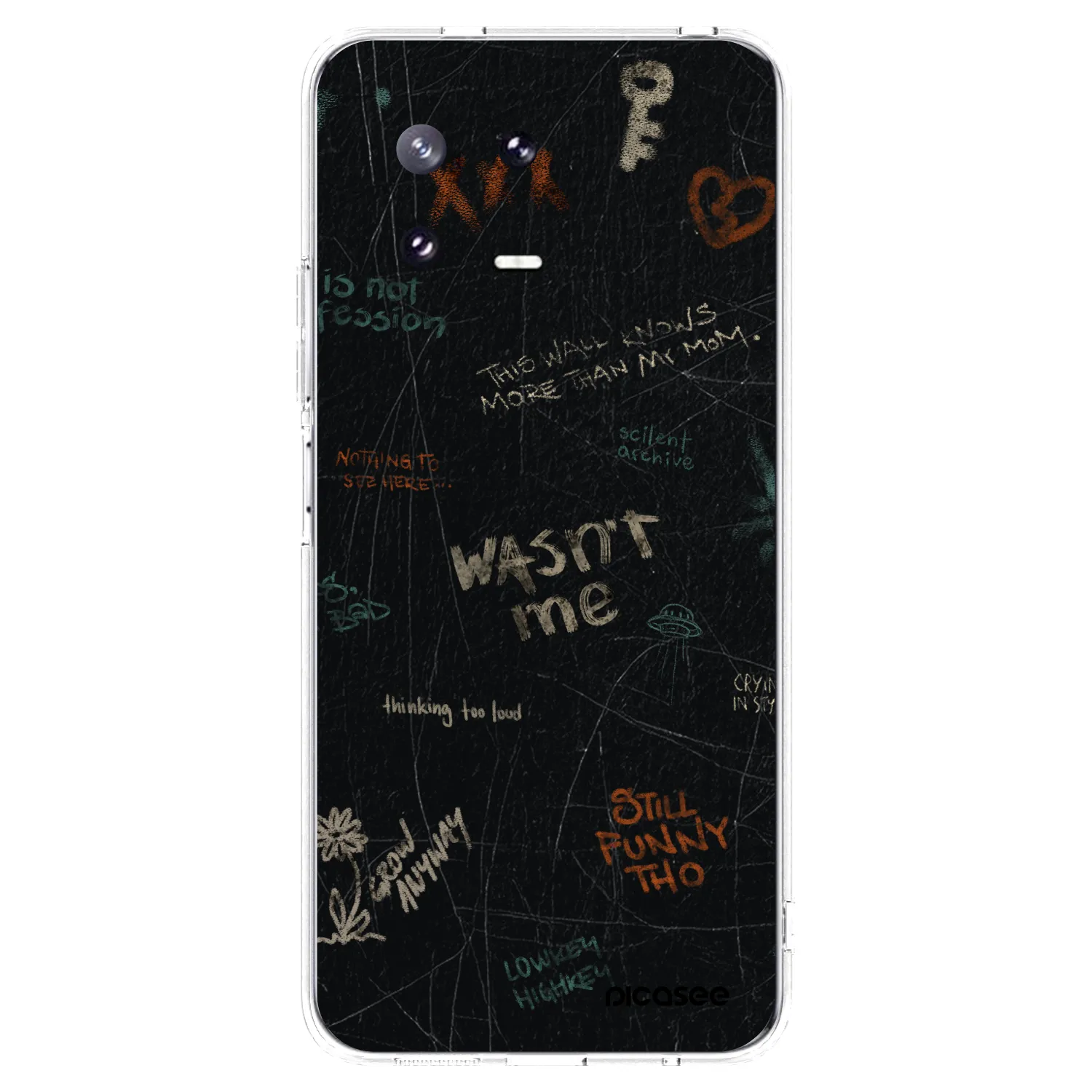 Picasee átlátszó szilikon tok az alábbi mobiltelefonokra Xiaomi 13 Pro - CONFESSION