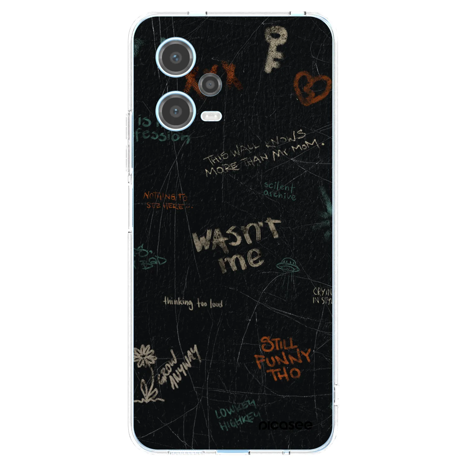 Picasee átlátszó szilikon tok az alábbi mobiltelefonokra Xiaomi Redmi Note 12 5G - CONFESSION