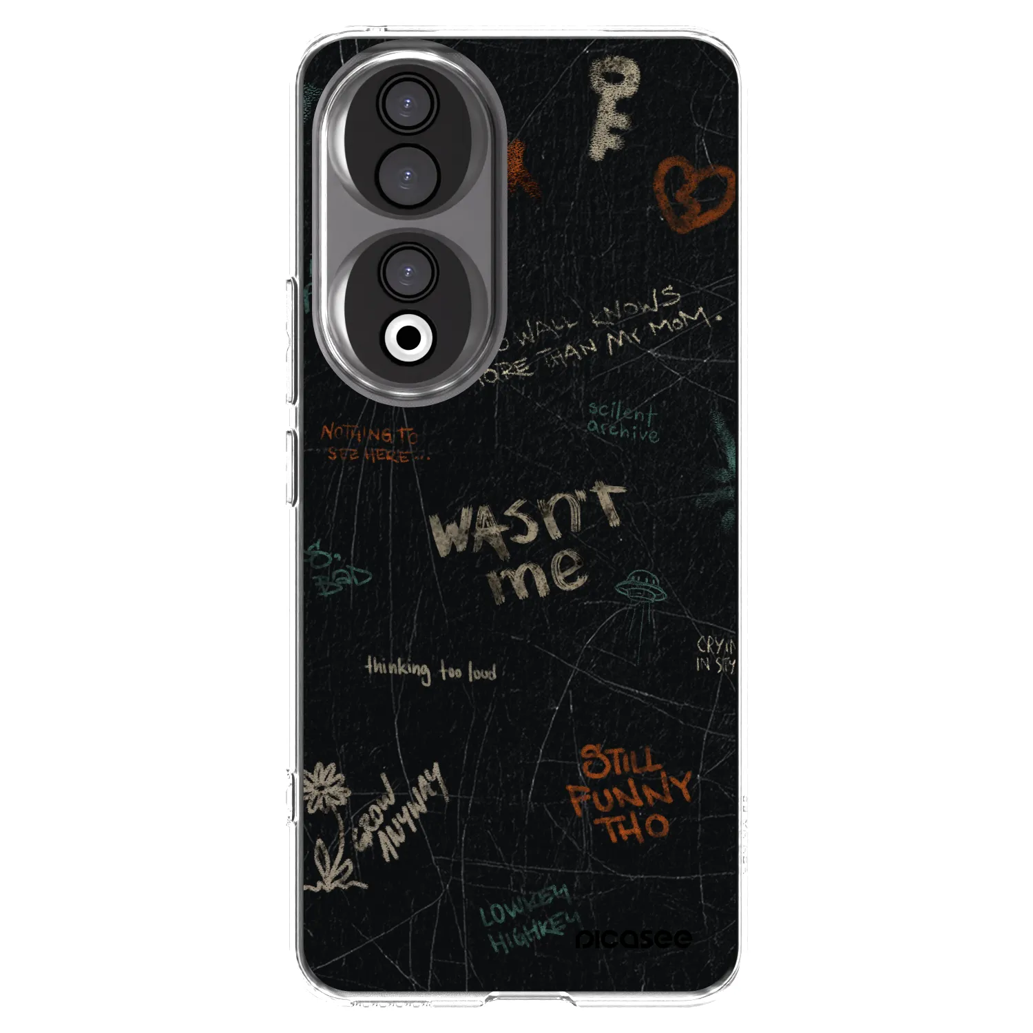 Picasee átlátszó szilikon tok az alábbi mobiltelefonokra Honor 90 5G - CONFESSION
