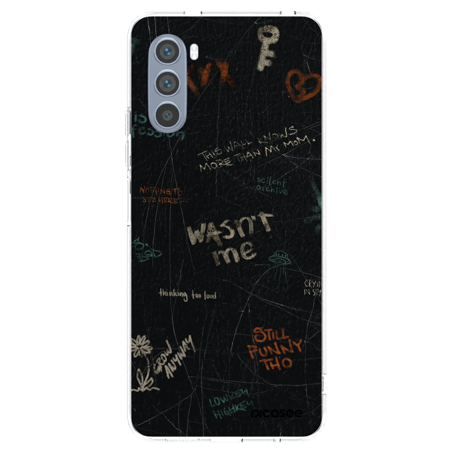 Picasee átlátszó szilikon tok az alábbi mobiltelefonokra Motorola Moto G62 - CONFESSION