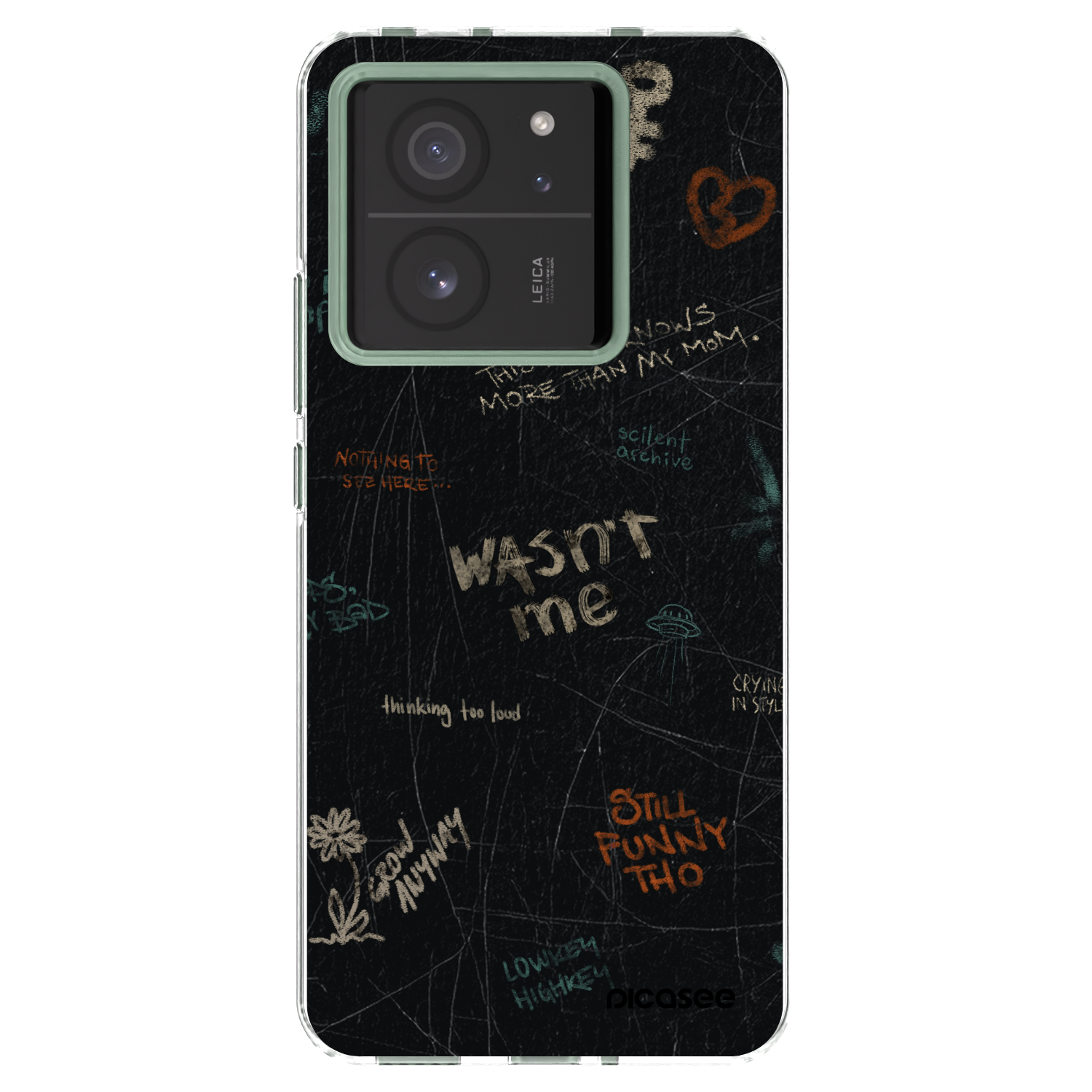 Picasee átlátszó szilikon tok az alábbi mobiltelefonokra Xiaomi 13T Pro - CONFESSION