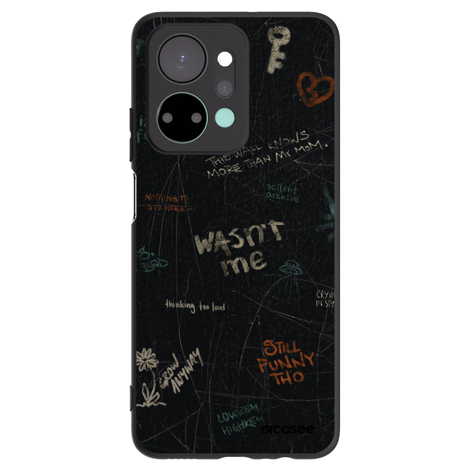 Picasee fekete szilikon tok az alábbi mobiltelefonokra Honor X7a - CONFESSION