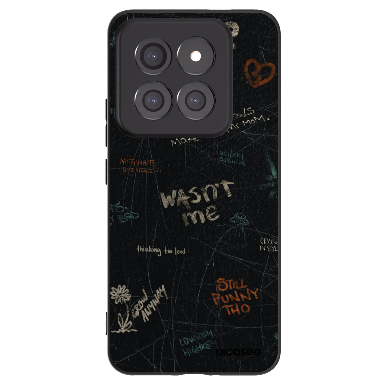 Picasee fekete szilikon tok az alábbi mobiltelefonokra Xiaomi 14 Pro - CONFESSION