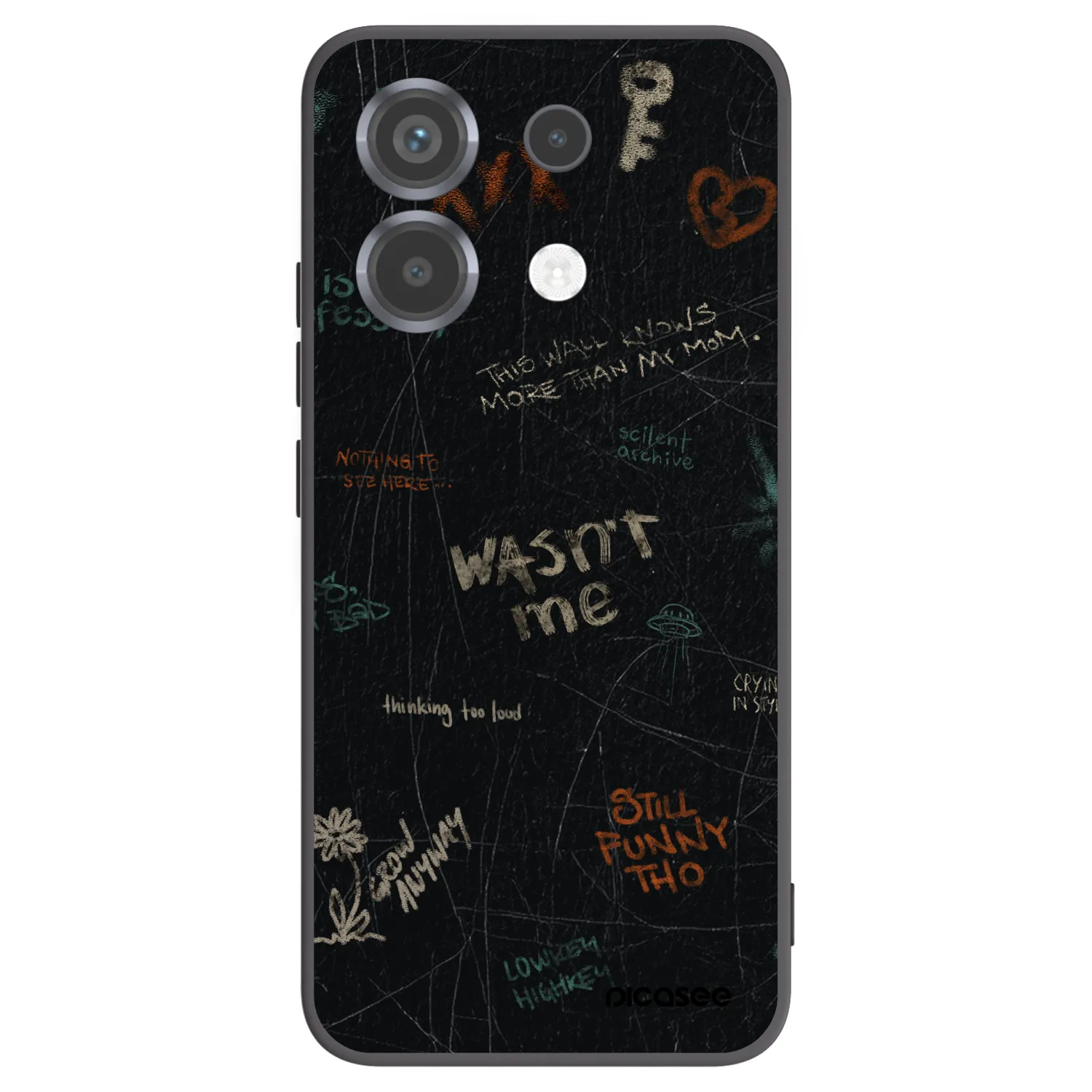 Picasee fekete szilikon tok az alábbi mobiltelefonokra Xiaomi Poco X6 - CONFESSION