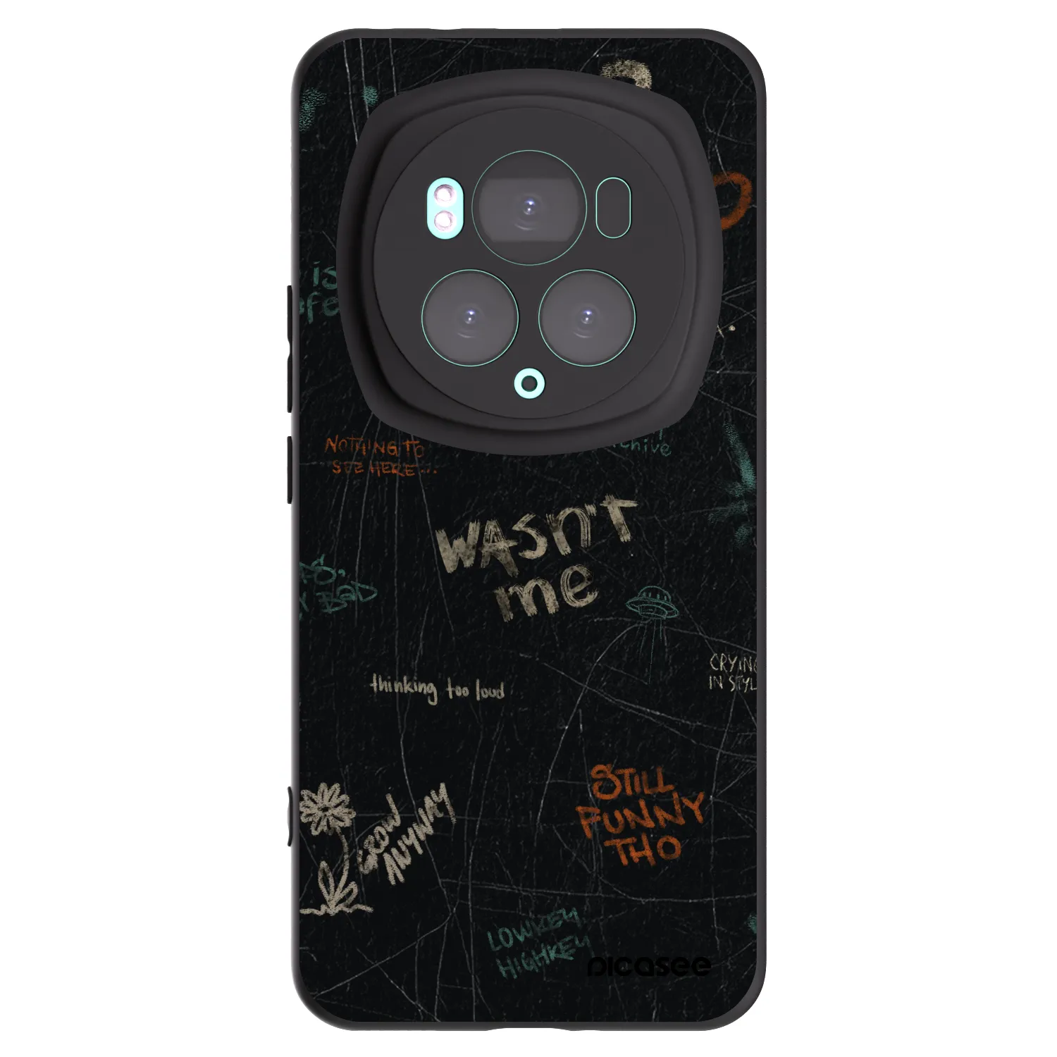 Picasee fekete szilikon tok az alábbi mobiltelefonokra Honor Magic6 Pro - CONFESSION