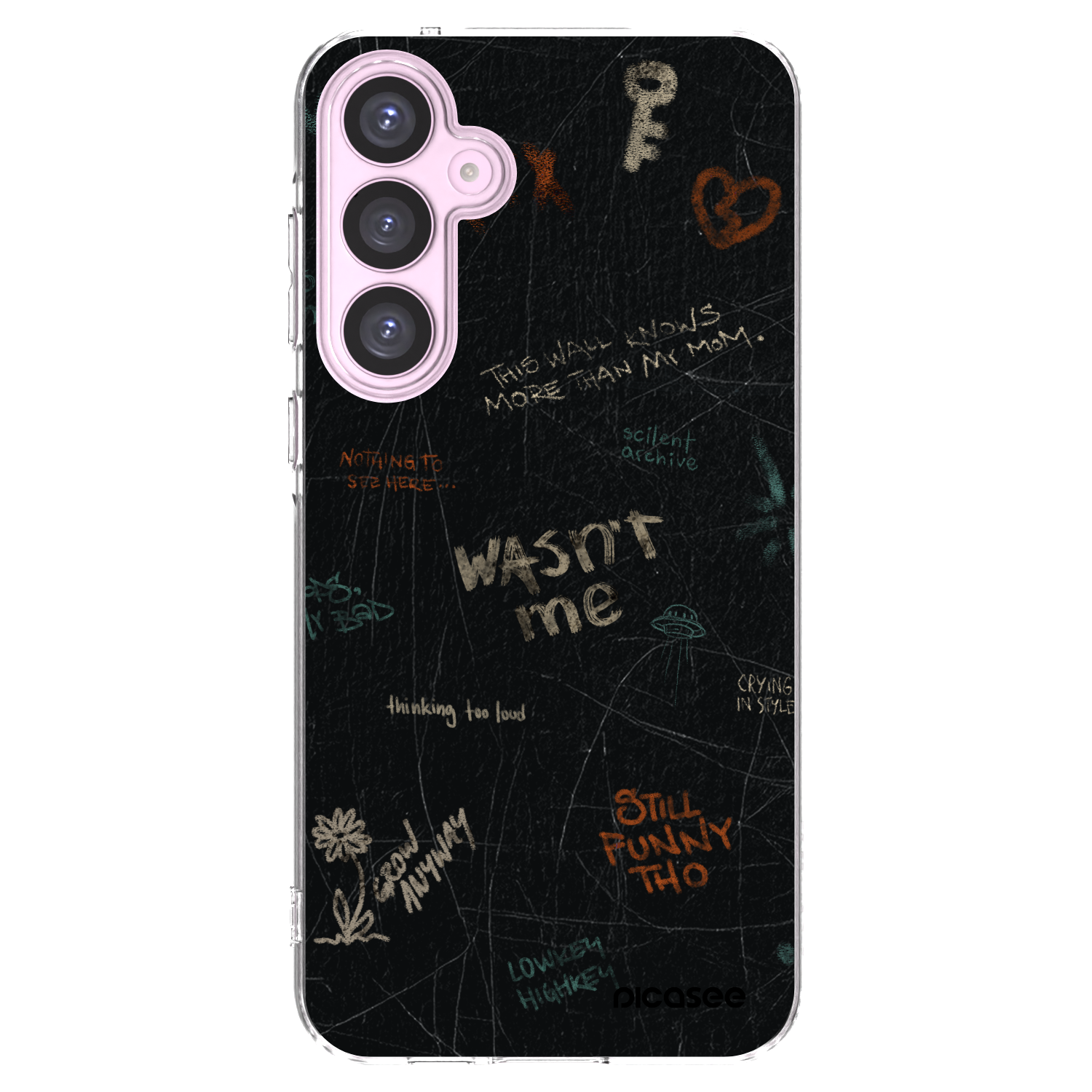 Picasee átlátszó szilikon tok az alábbi mobiltelefonokra Samsung Galaxy A55 5G A556B - CONFESSION