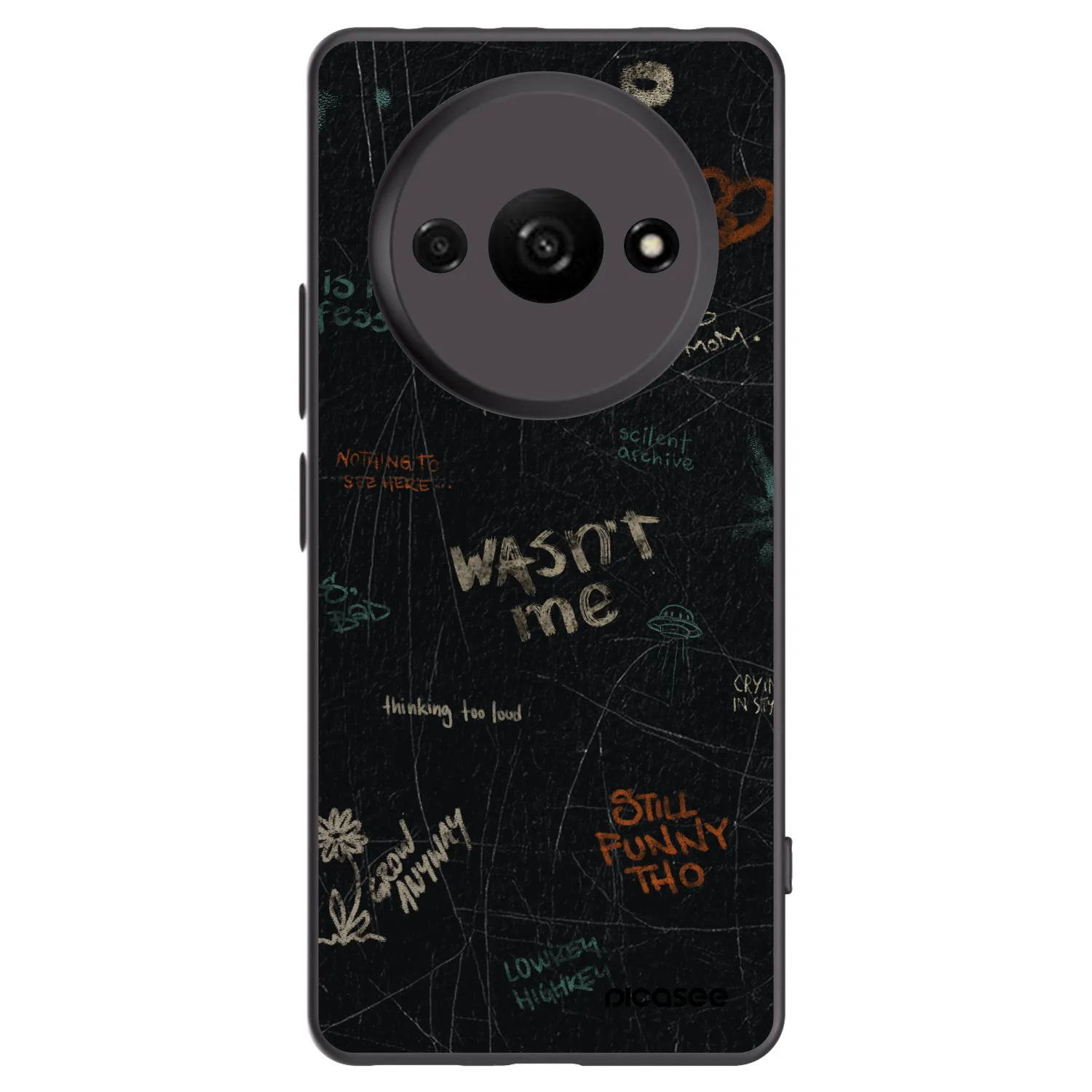 Picasee fekete szilikon tok az alábbi mobiltelefonokra Xiaomi Redmi A3 - CONFESSION