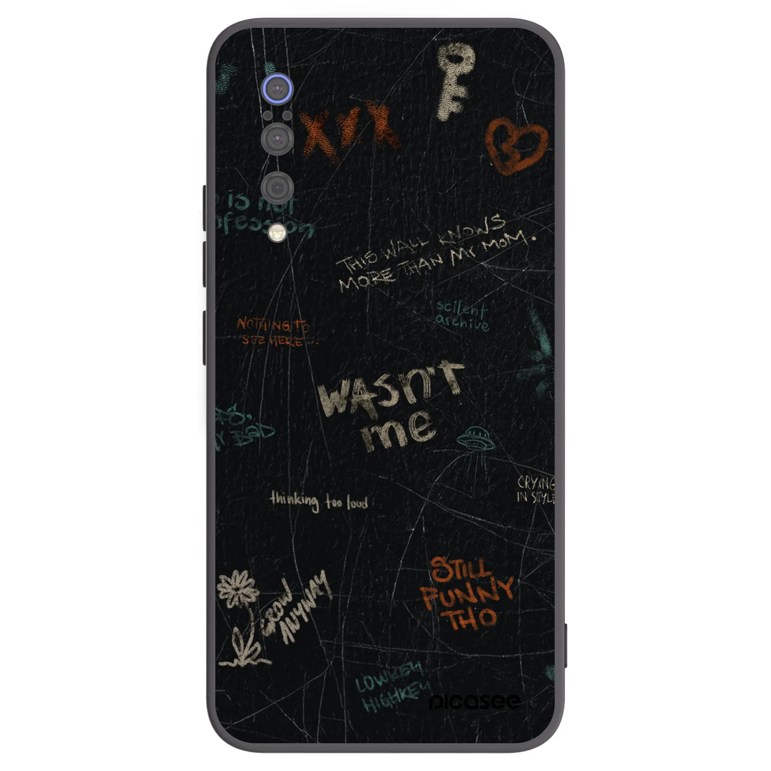 Picasee fekete szilikon tok az alábbi mobiltelefonokra Xiaomi Mi 9 - CONFESSION