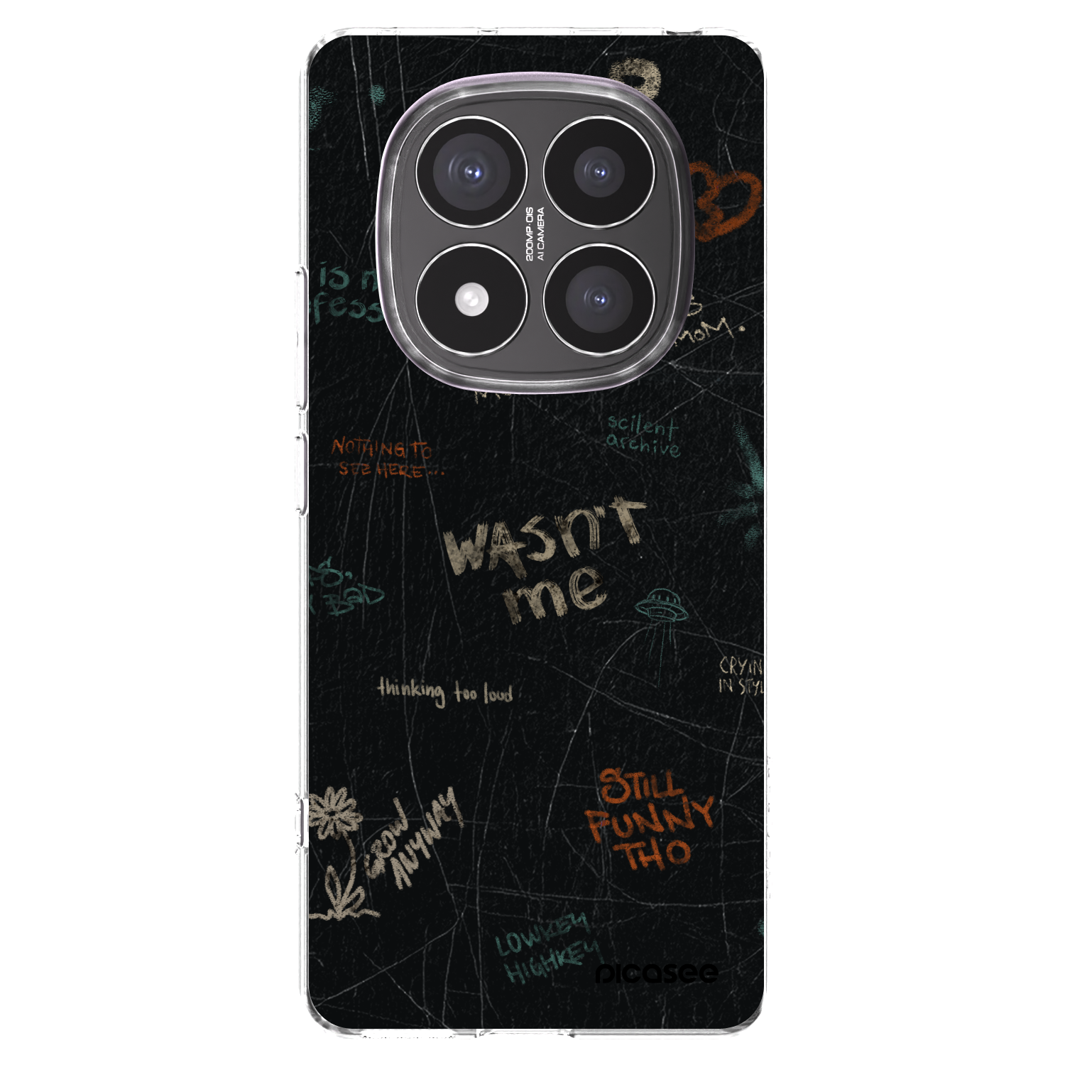 Picasee átlátszó szilikon tok az alábbi mobiltelefonokra Xiaomi Redmi Note 14 Pro+ 5G - CONFESSION