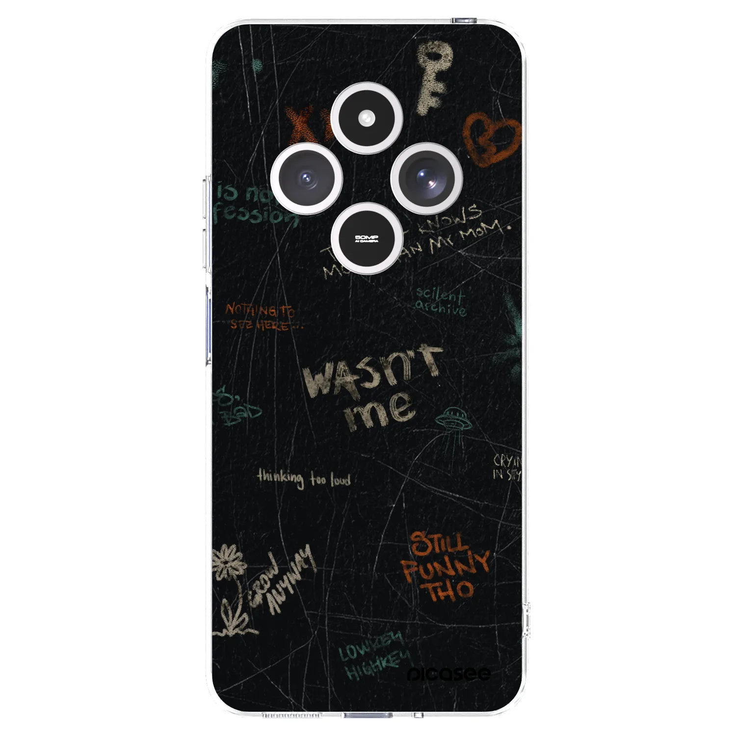 Picasee átlátszó szilikon tok az alábbi mobiltelefonokra Xiaomi Redmi 14C - CONFESSION