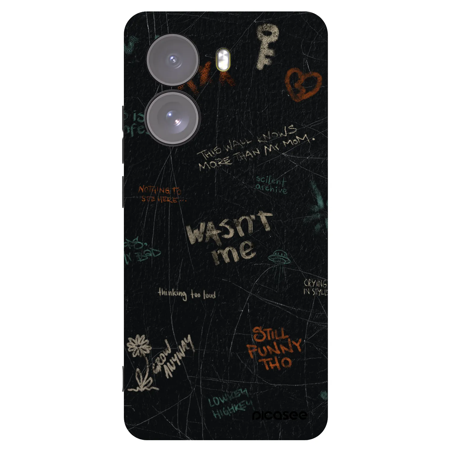 Picasee fekete szilikon tok az alábbi mobiltelefonokra Xiaomi Poco X7 - CONFESSION