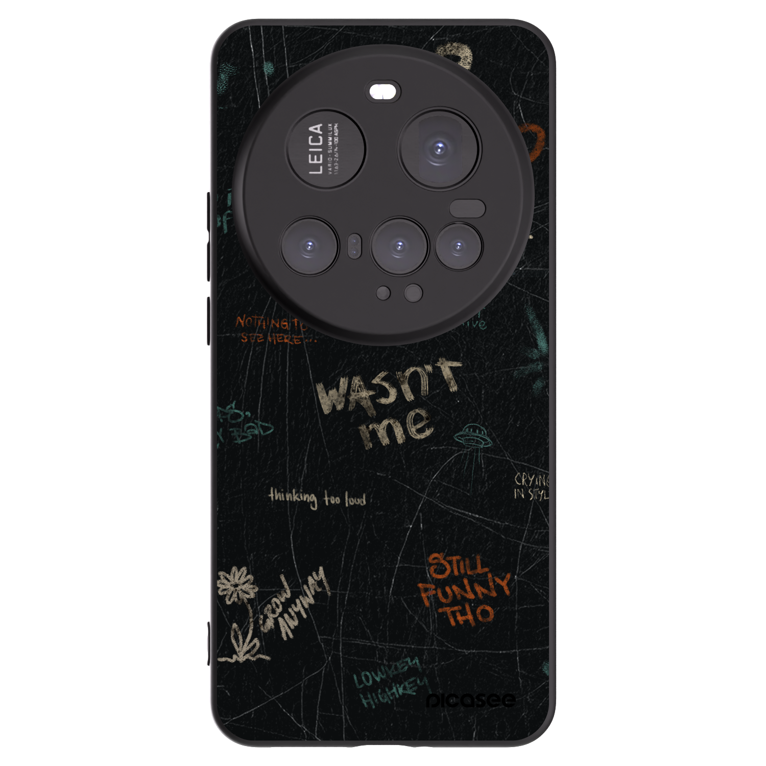 Picasee fekete szilikon tok az alábbi mobiltelefonokra Xiaomi 15 Ultra - CONFESSION