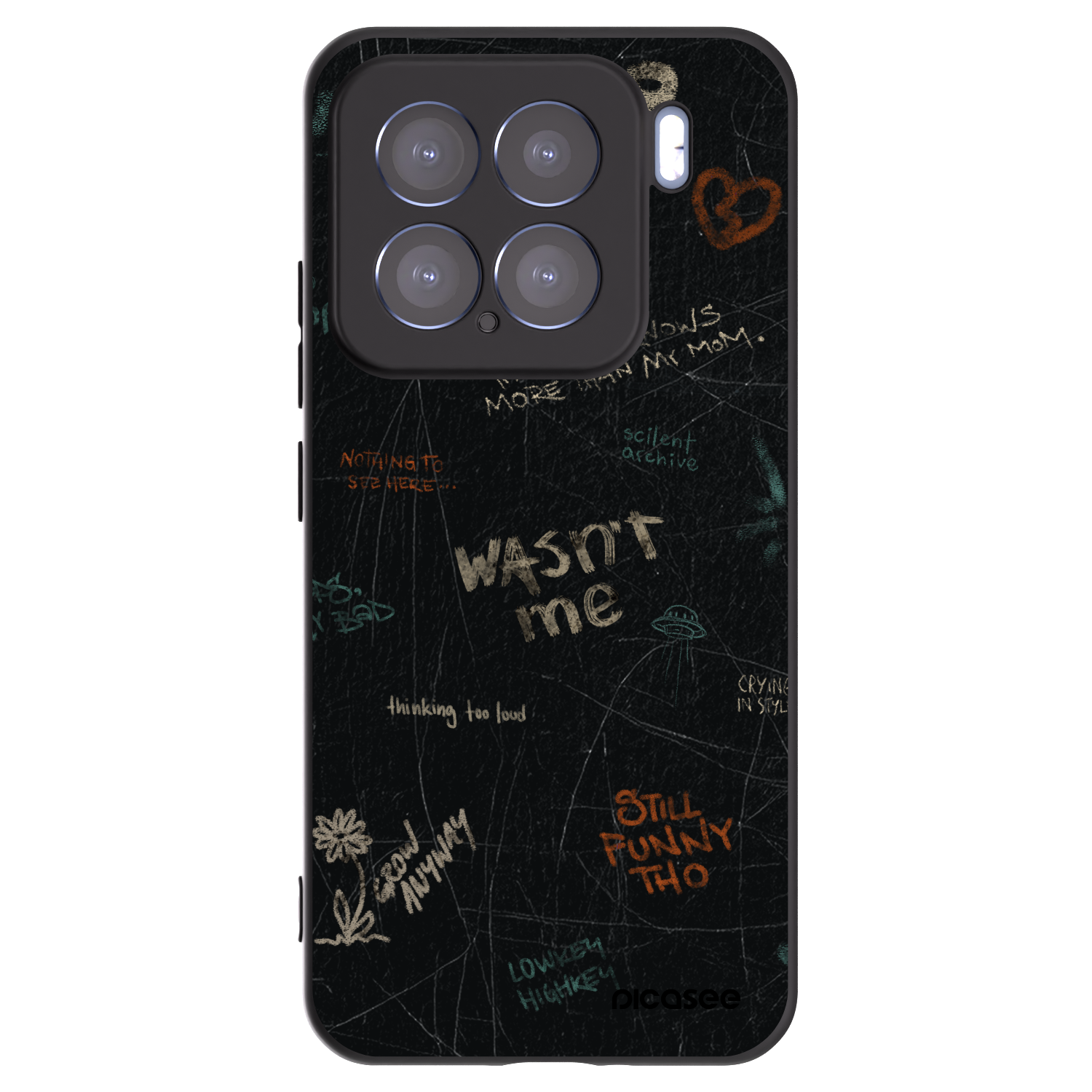 Picasee fekete szilikon tok az alábbi mobiltelefonokra Xiaomi 15 - CONFESSION