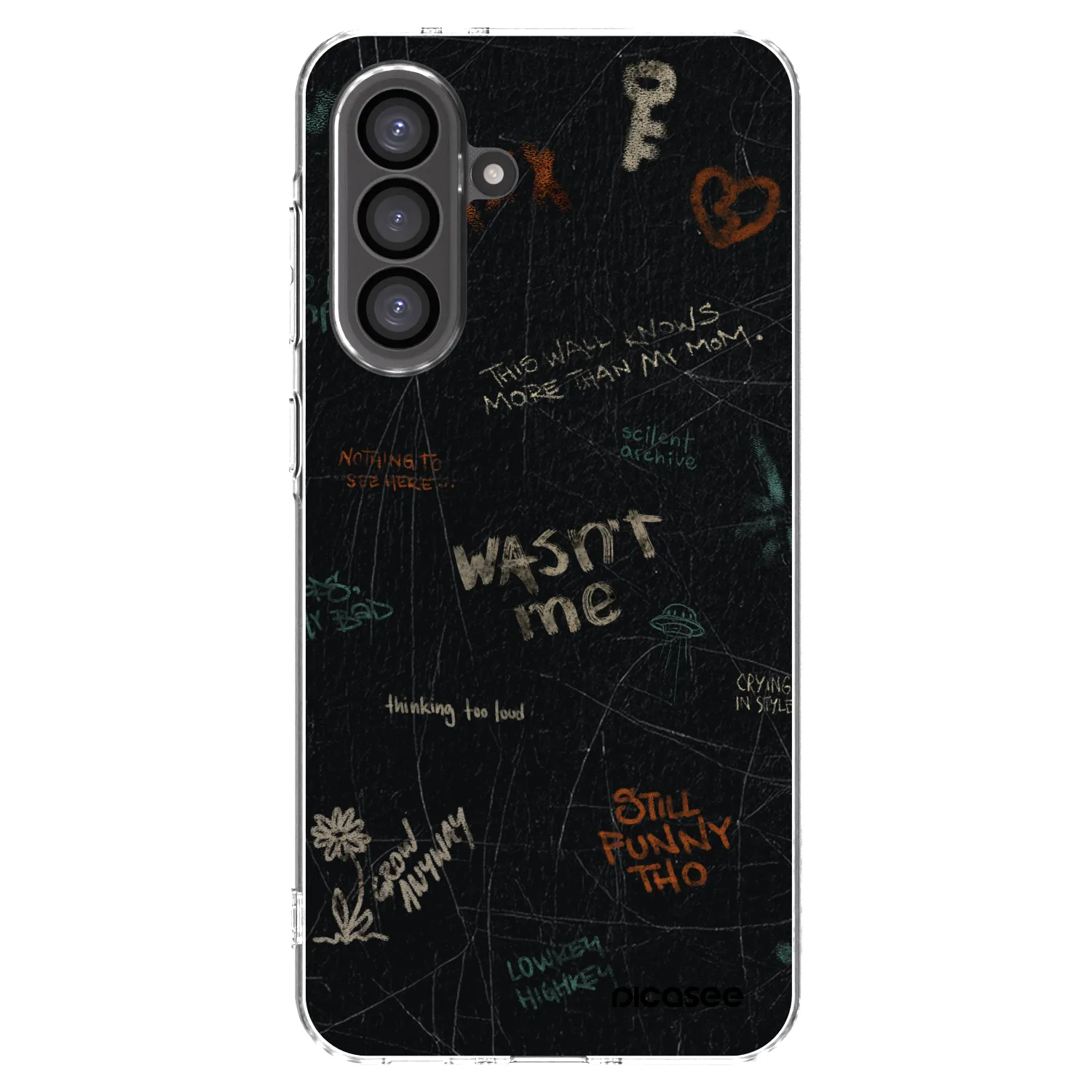 Picasee átlátszó szilikon tok az alábbi mobiltelefonokra Samsung Galaxy A56 5G A566B - CONFESSION