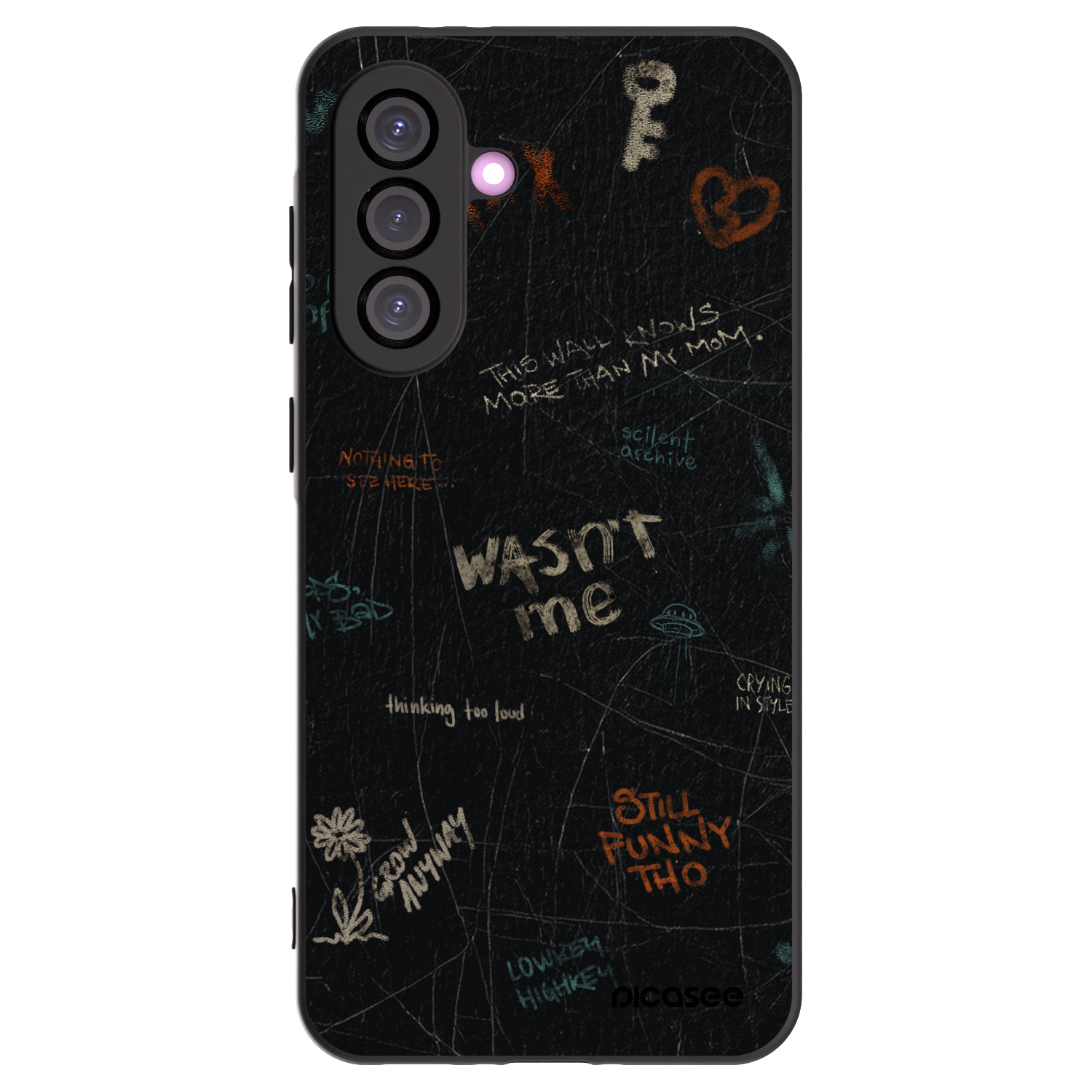 Picasee fekete szilikon tok az alábbi mobiltelefonokra Samsung Galaxy A36 5G - CONFESSION